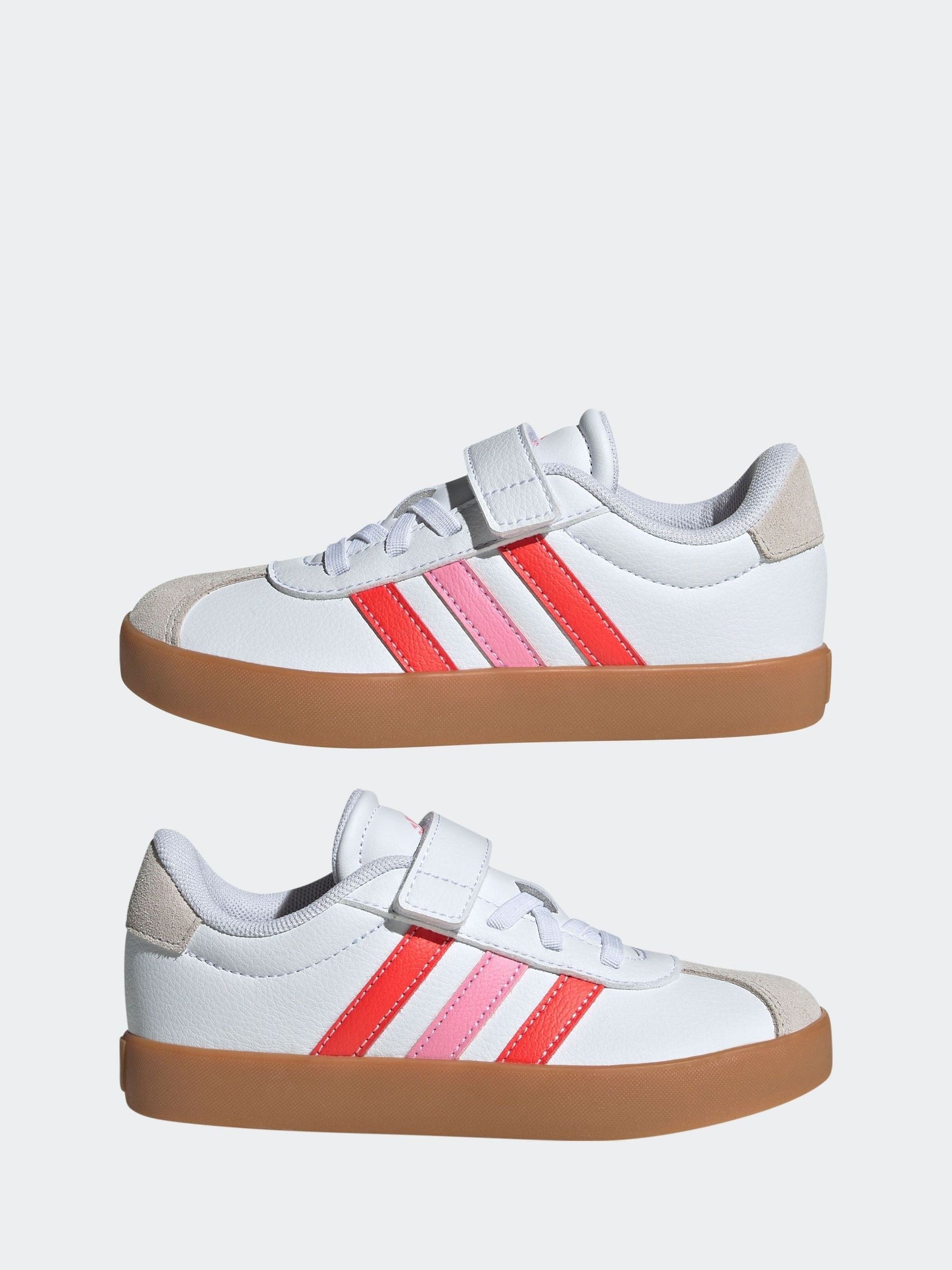 adidas White VL Court 3.0 Trainers