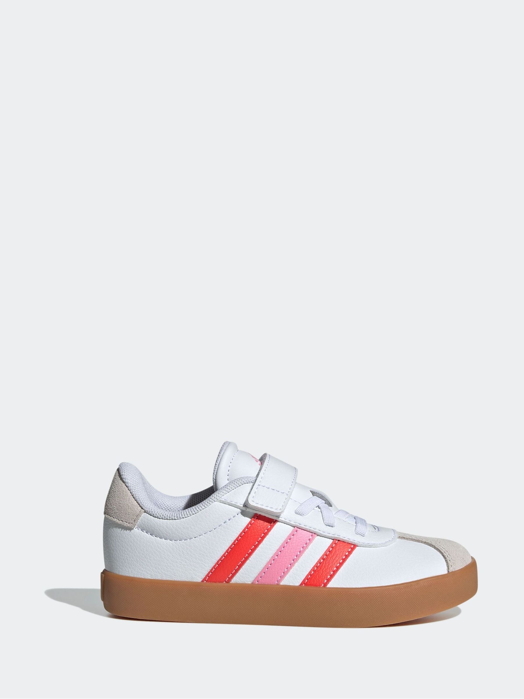 adidas White VL Court 3.0 Trainers