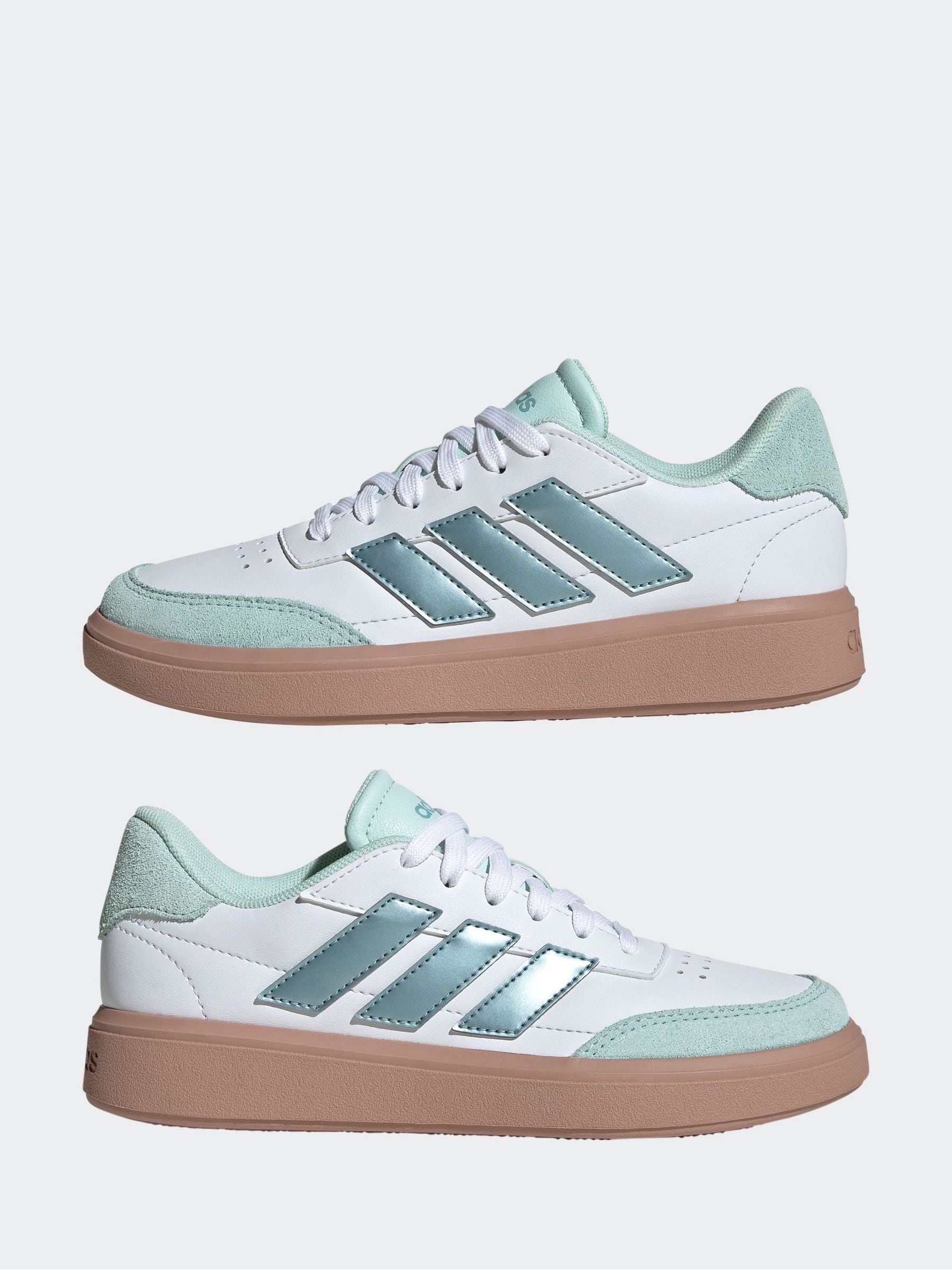 adidas Off White Courtblock Trainers