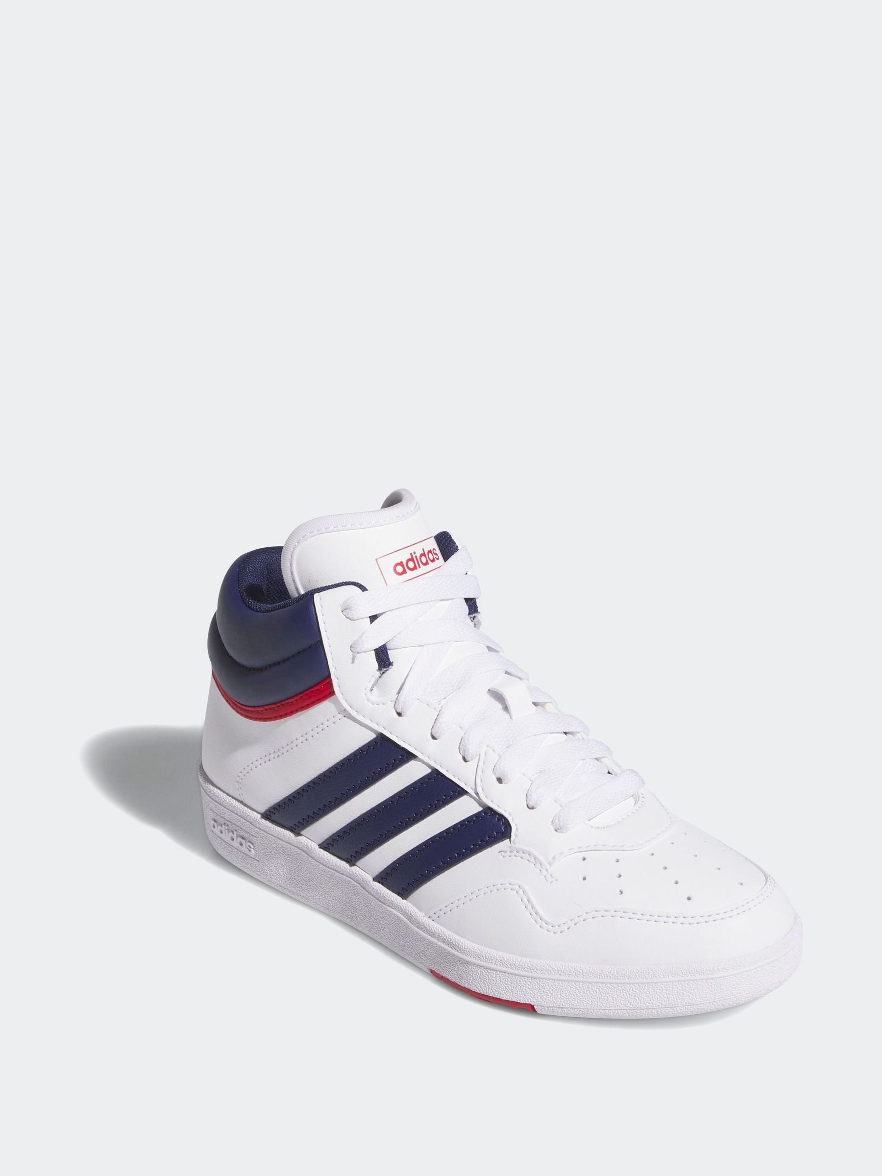 adidas lilly White Hoops Mid Trainers