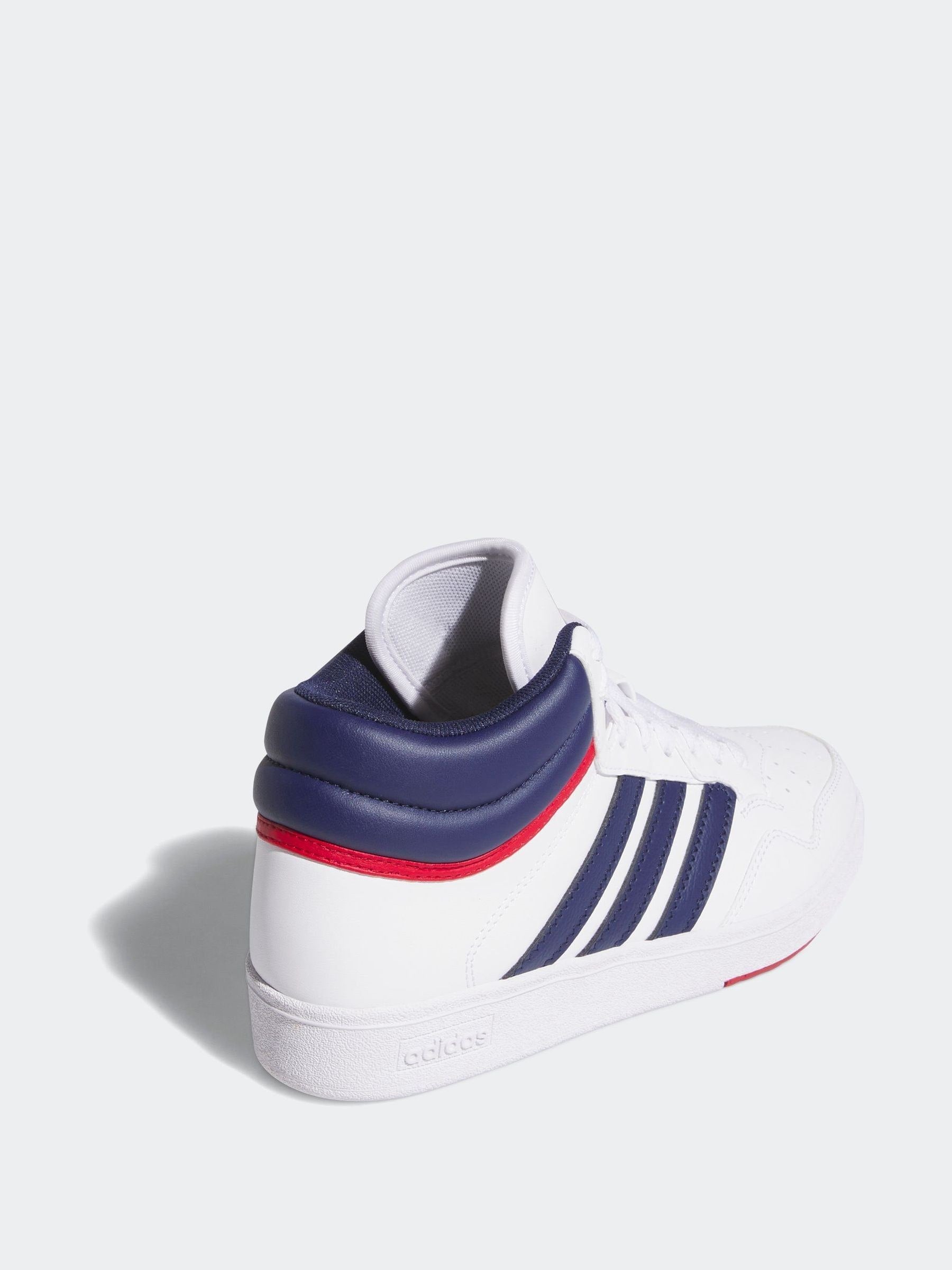 adidas lilly White Hoops Mid Trainers