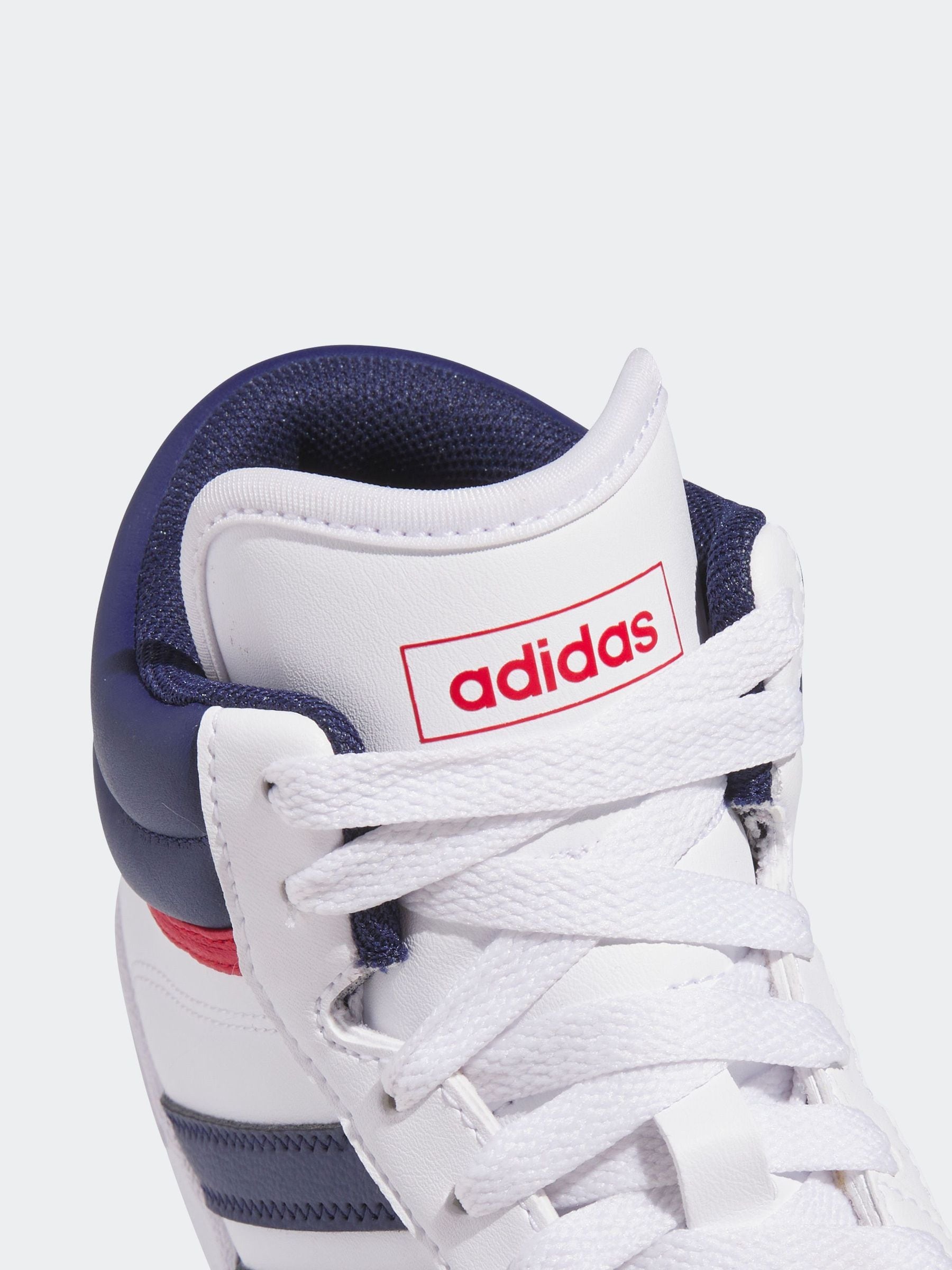 adidas lilly White Hoops Mid Trainers