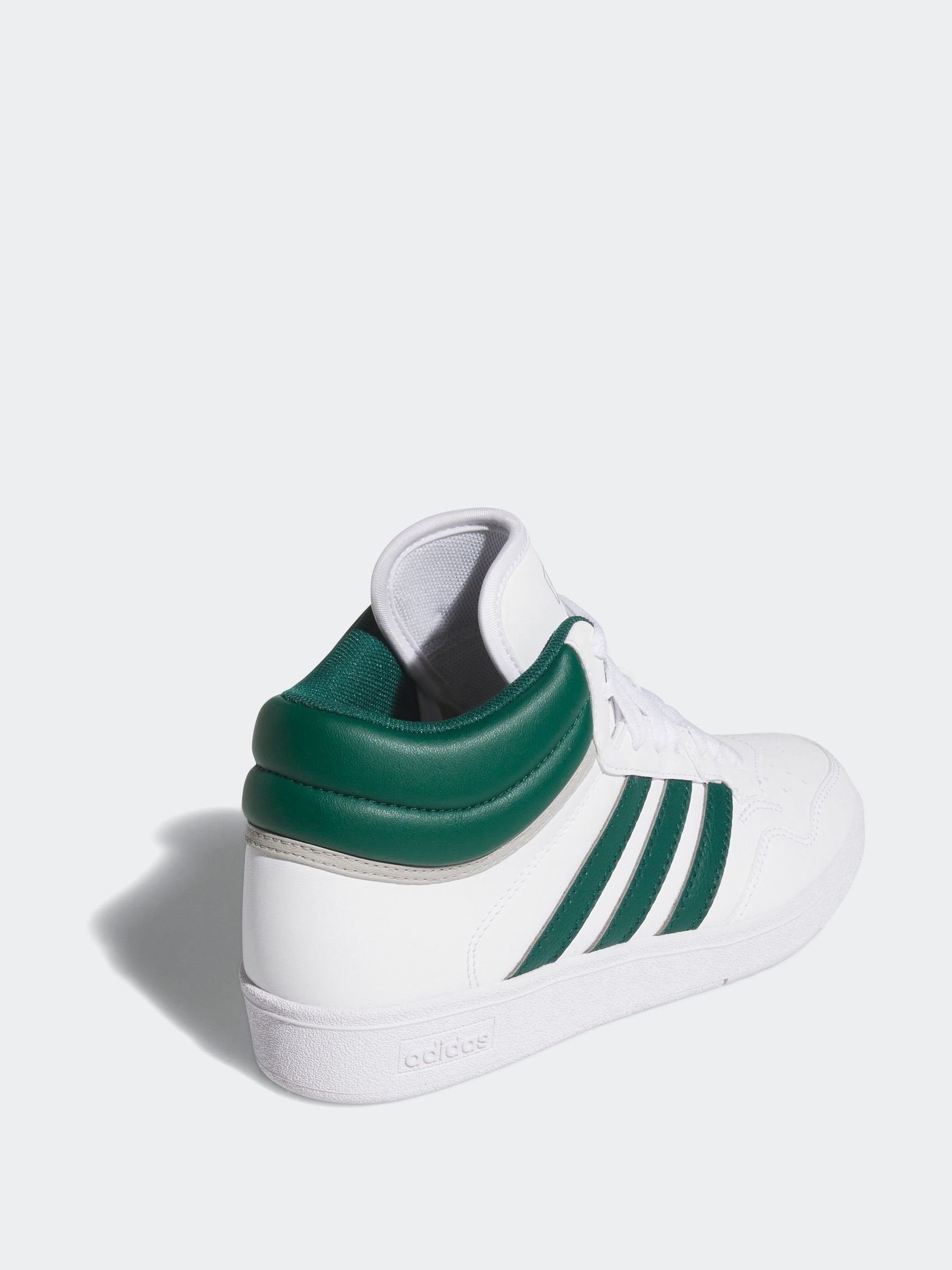 adidas Cream White Hoops Mid Trainers