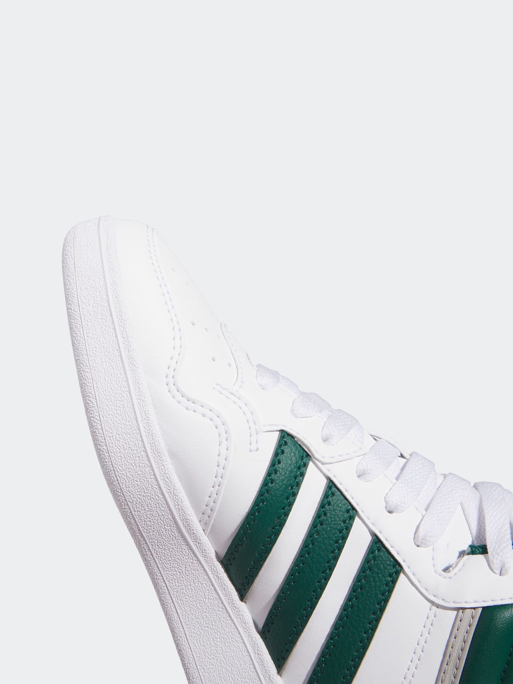 adidas Cream White Hoops Mid Trainers