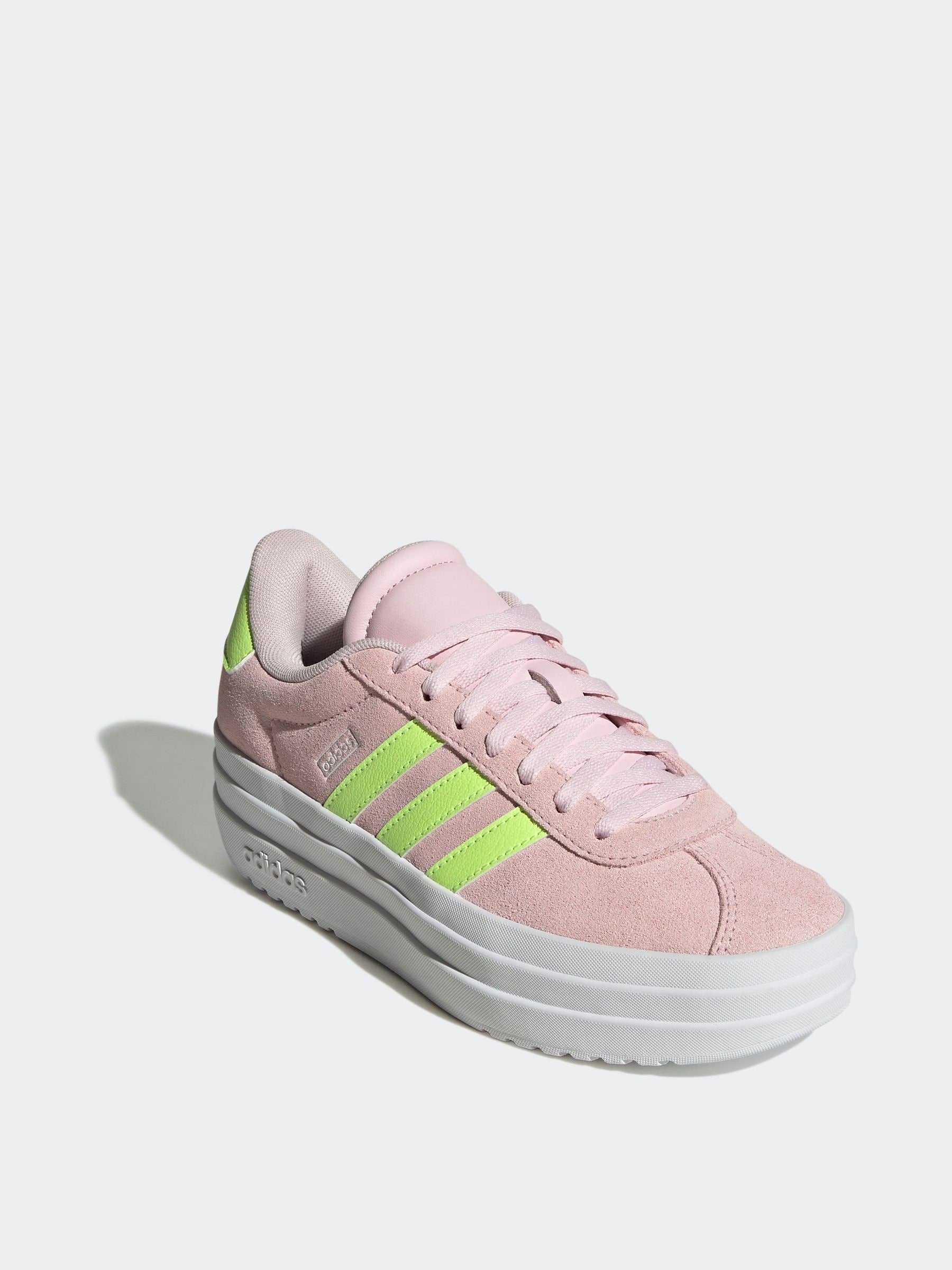 adidas Light Pink Junior VL Court Bold Trainers