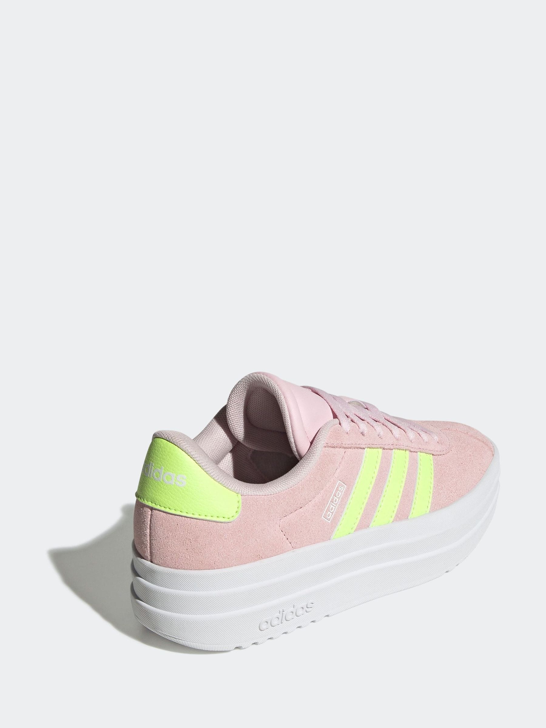 adidas Light Pink Junior VL Court Bold Trainers