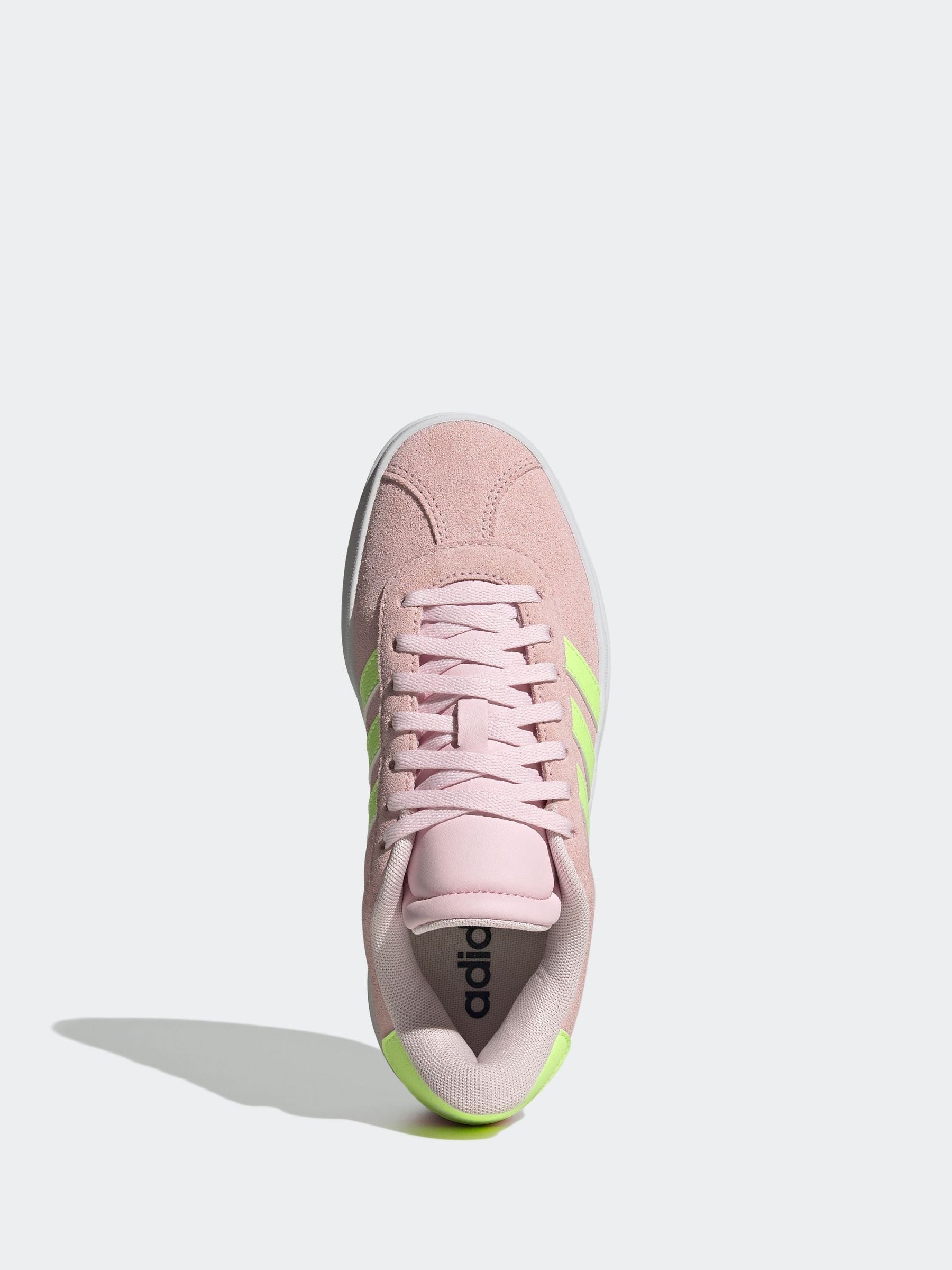 adidas Light Pink Junior VL Court Bold Trainers