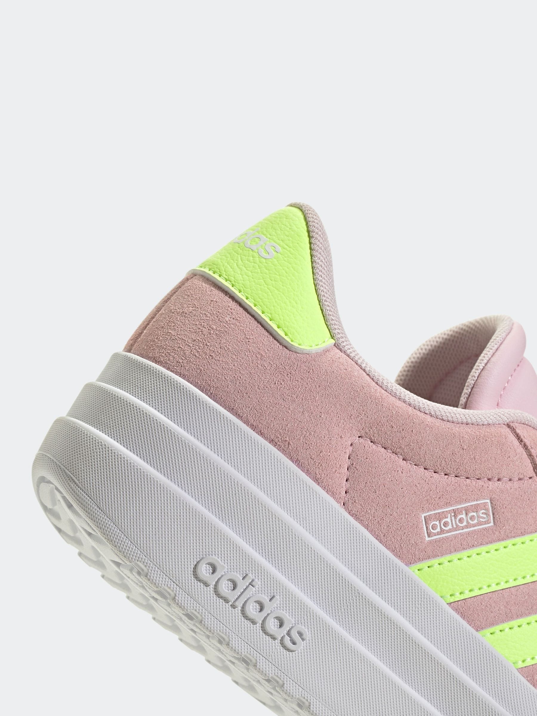 adidas Light Pink Junior VL Court Bold Trainers