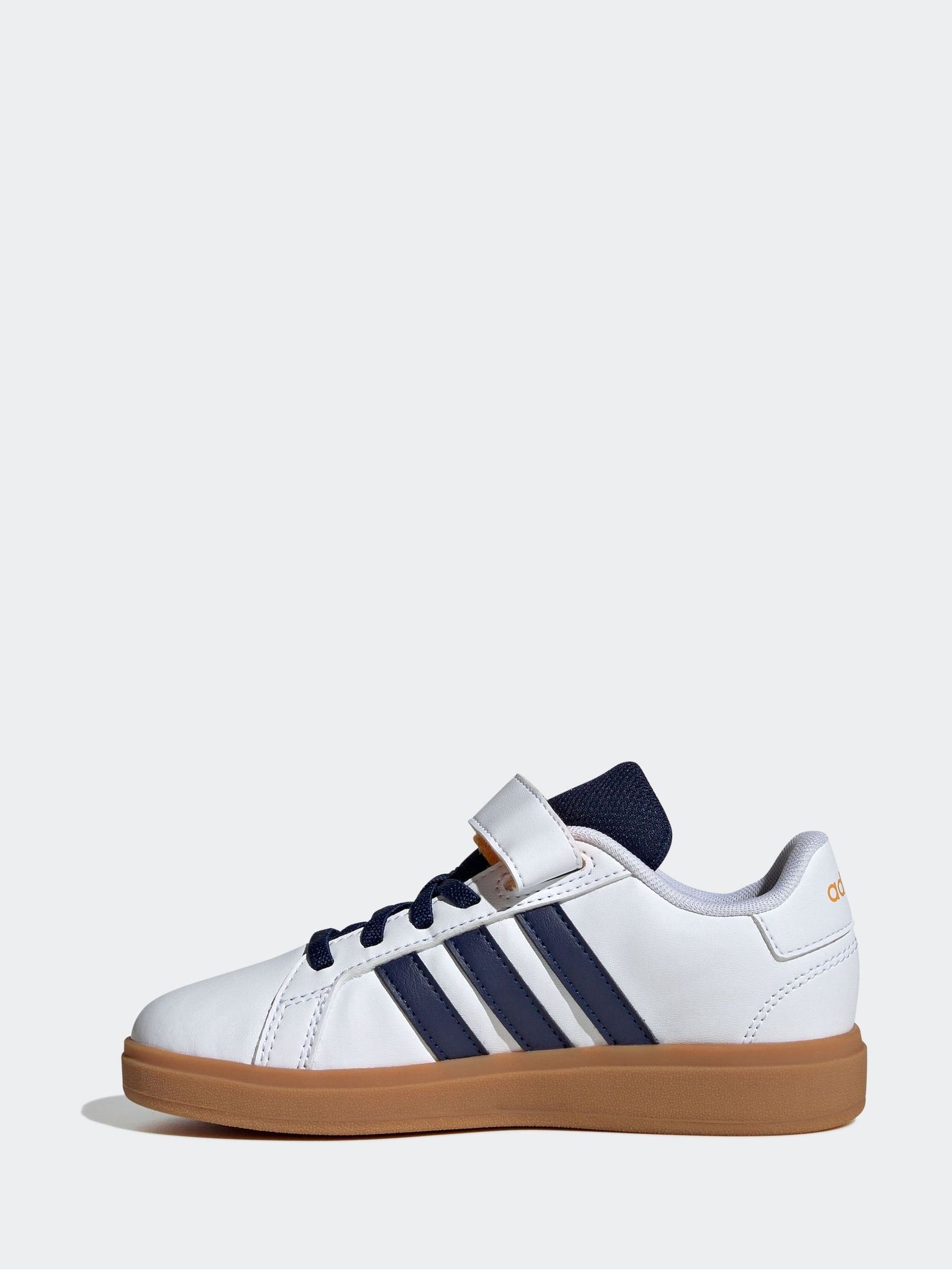 adidas White Grand Court 2.0 Trainers