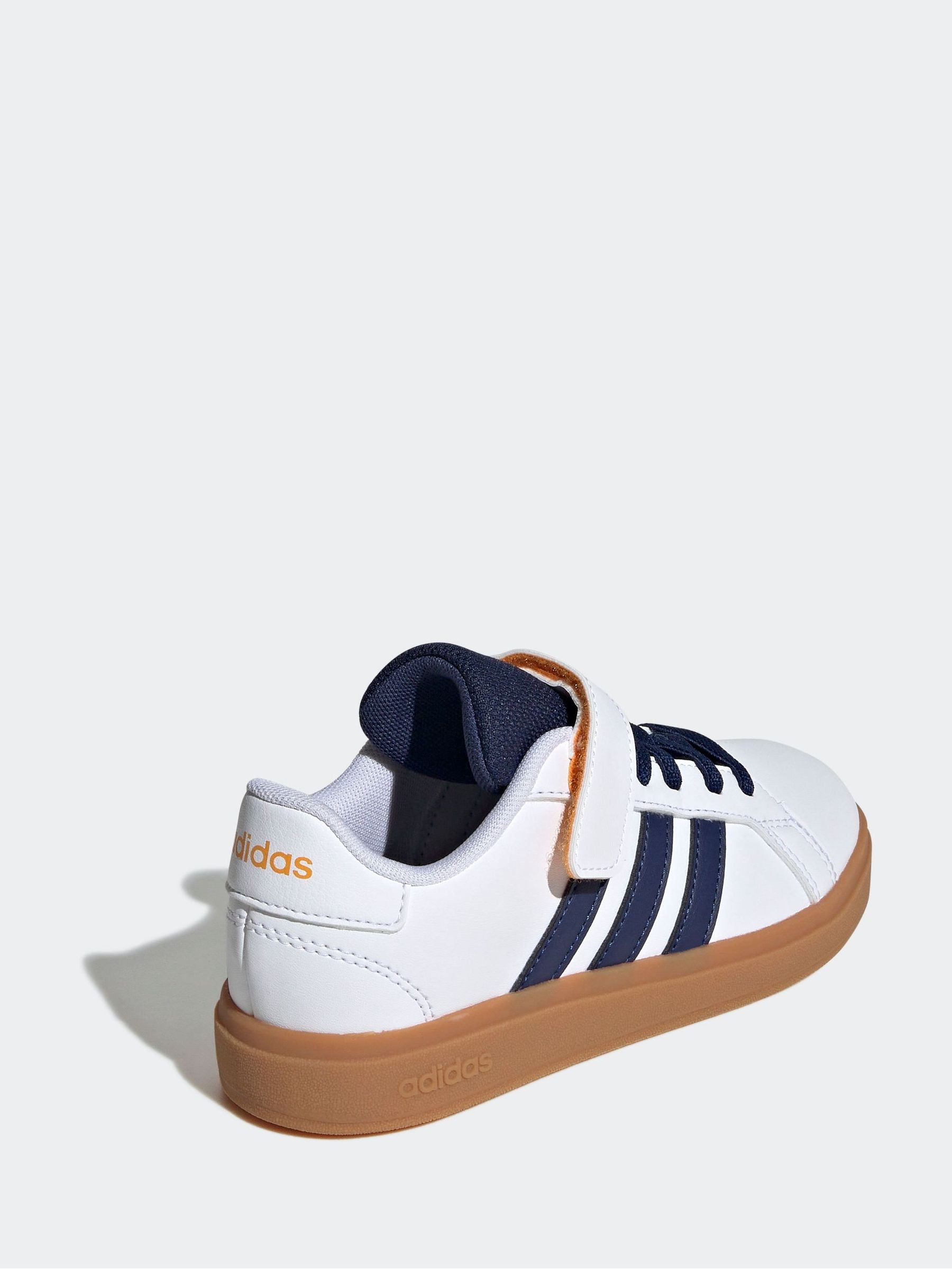 adidas White Grand Court 2.0 Trainers