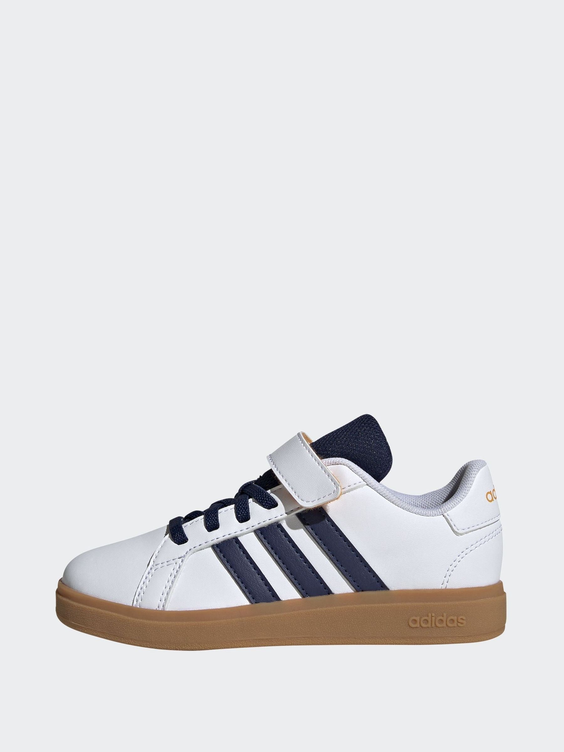 adidas White Grand Court 2.0 Trainers