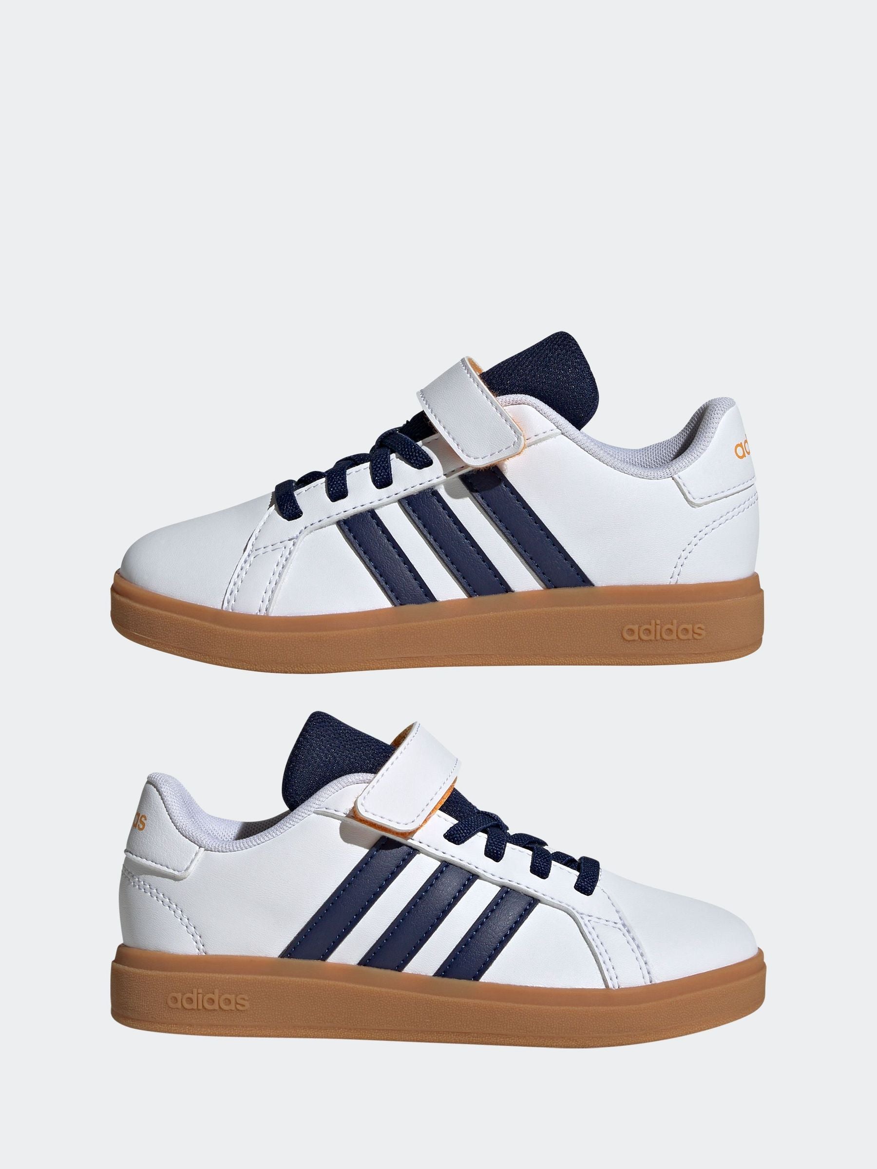 adidas White Grand Court 2.0 Trainers