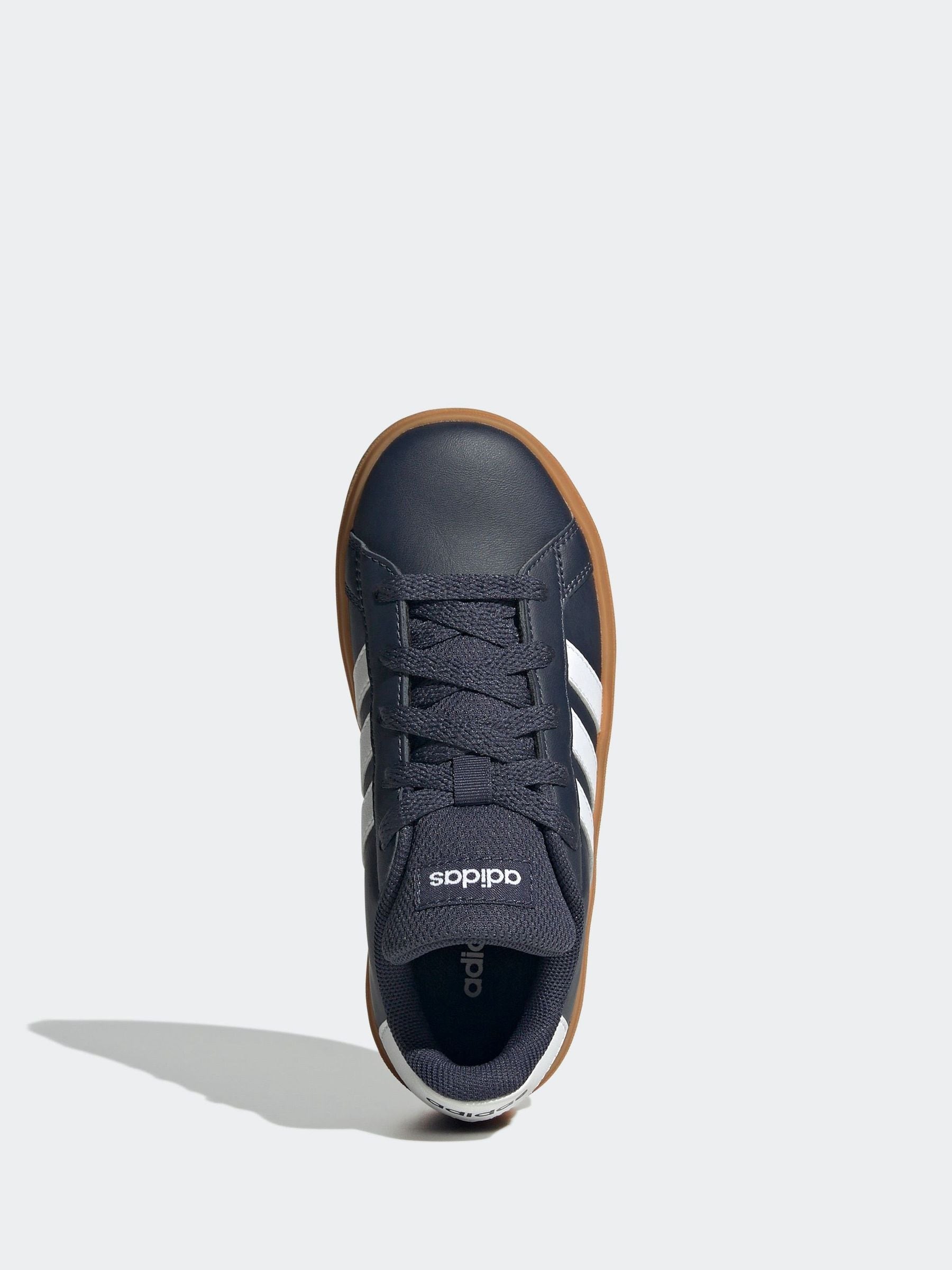 adidas Blue Grand Court Lace-Up Trainers