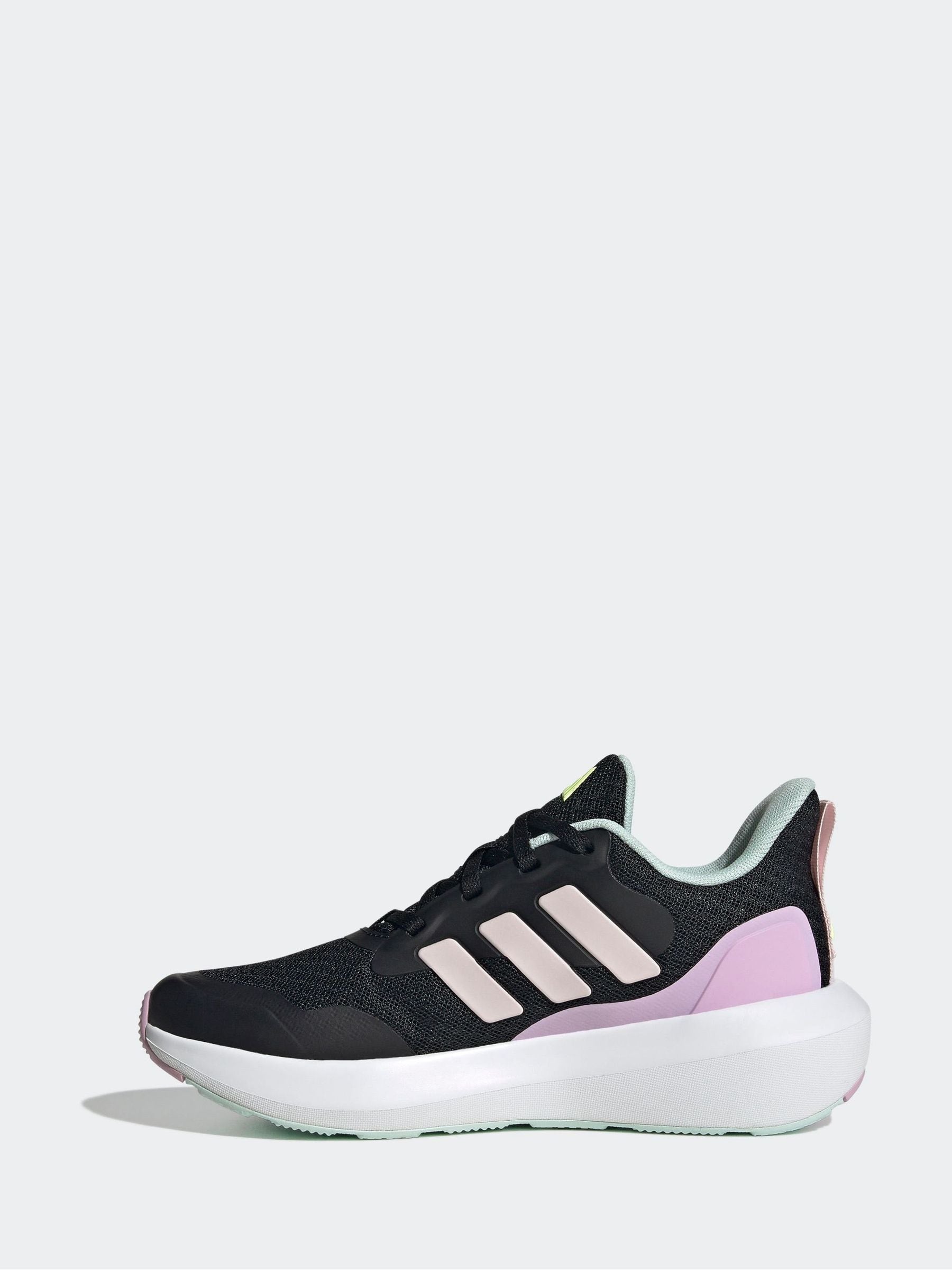 adidas Black Dark Kids Fortarun 3.0 Trainers