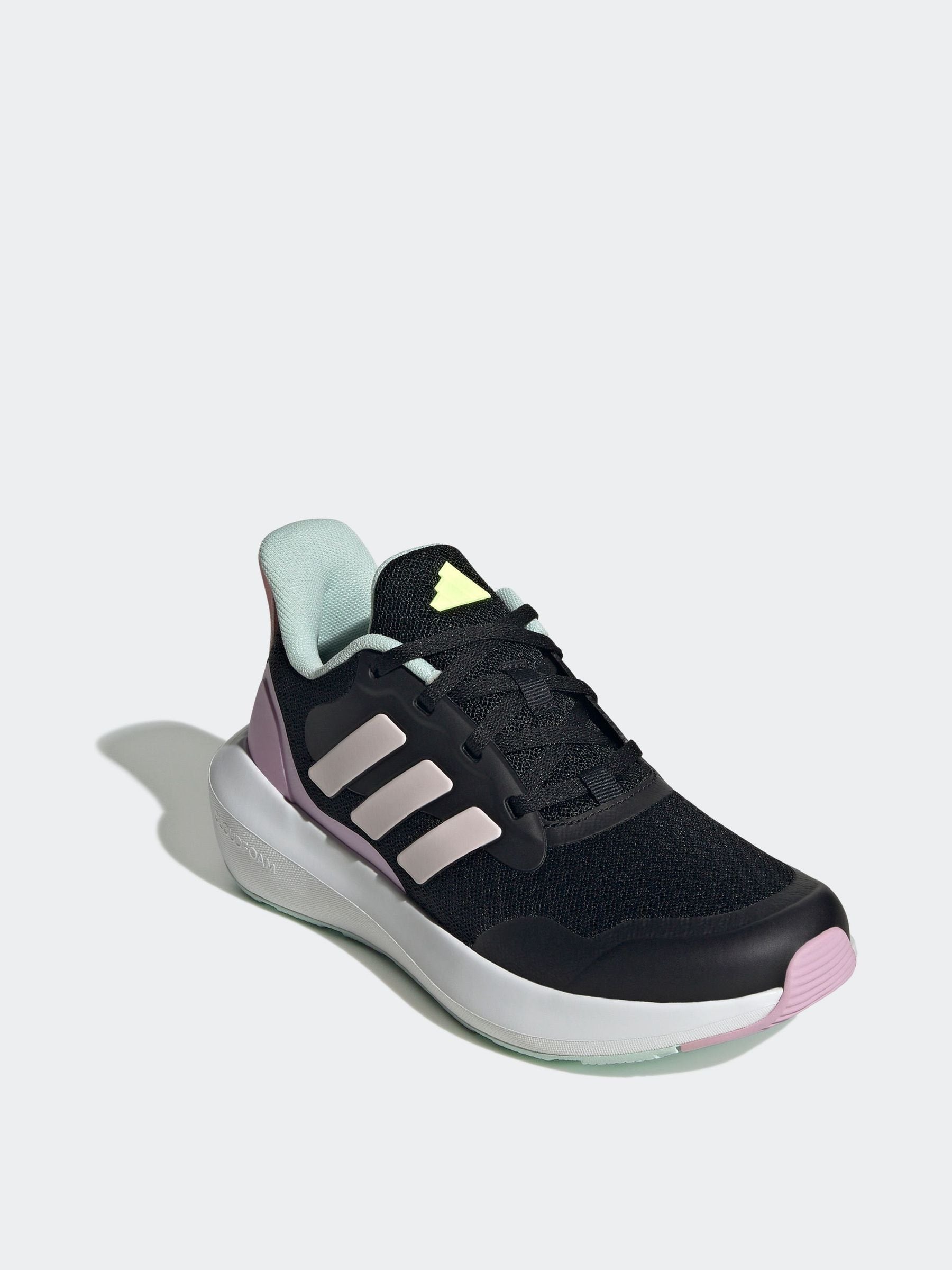 adidas Black Dark Kids Fortarun 3.0 Trainers