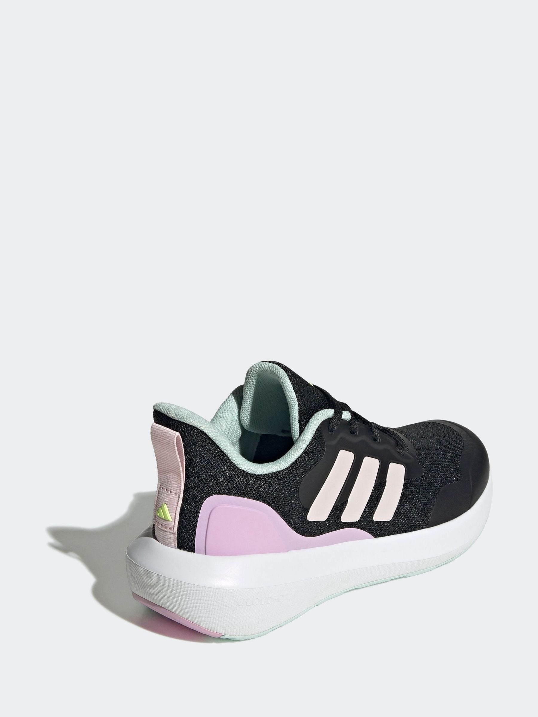 adidas Black Dark Kids Fortarun 3.0 Trainers