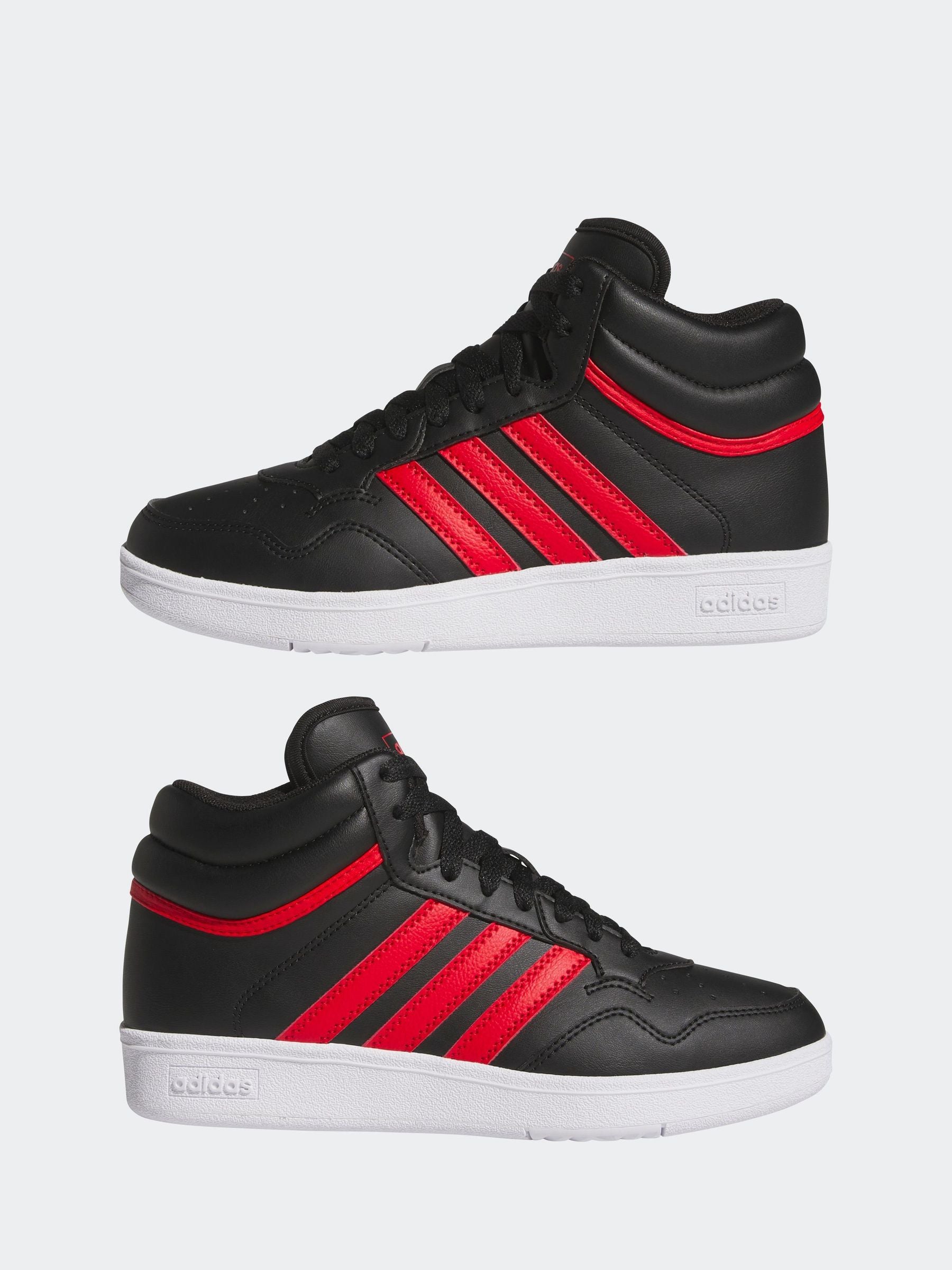 adidas Light Black Hoops Mid Trainers