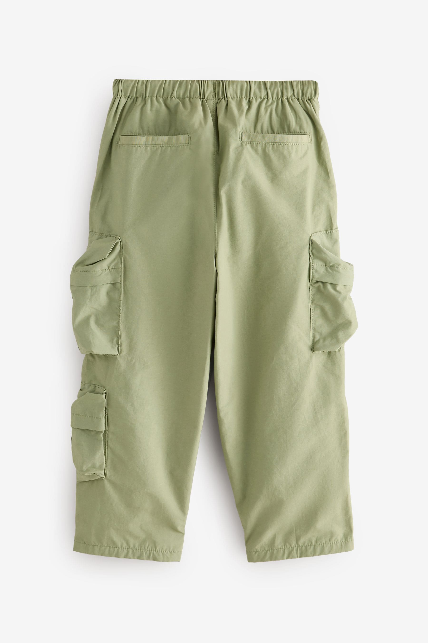 Sage Green Baggy Pocket Cargo Trousers (3-16yrs)