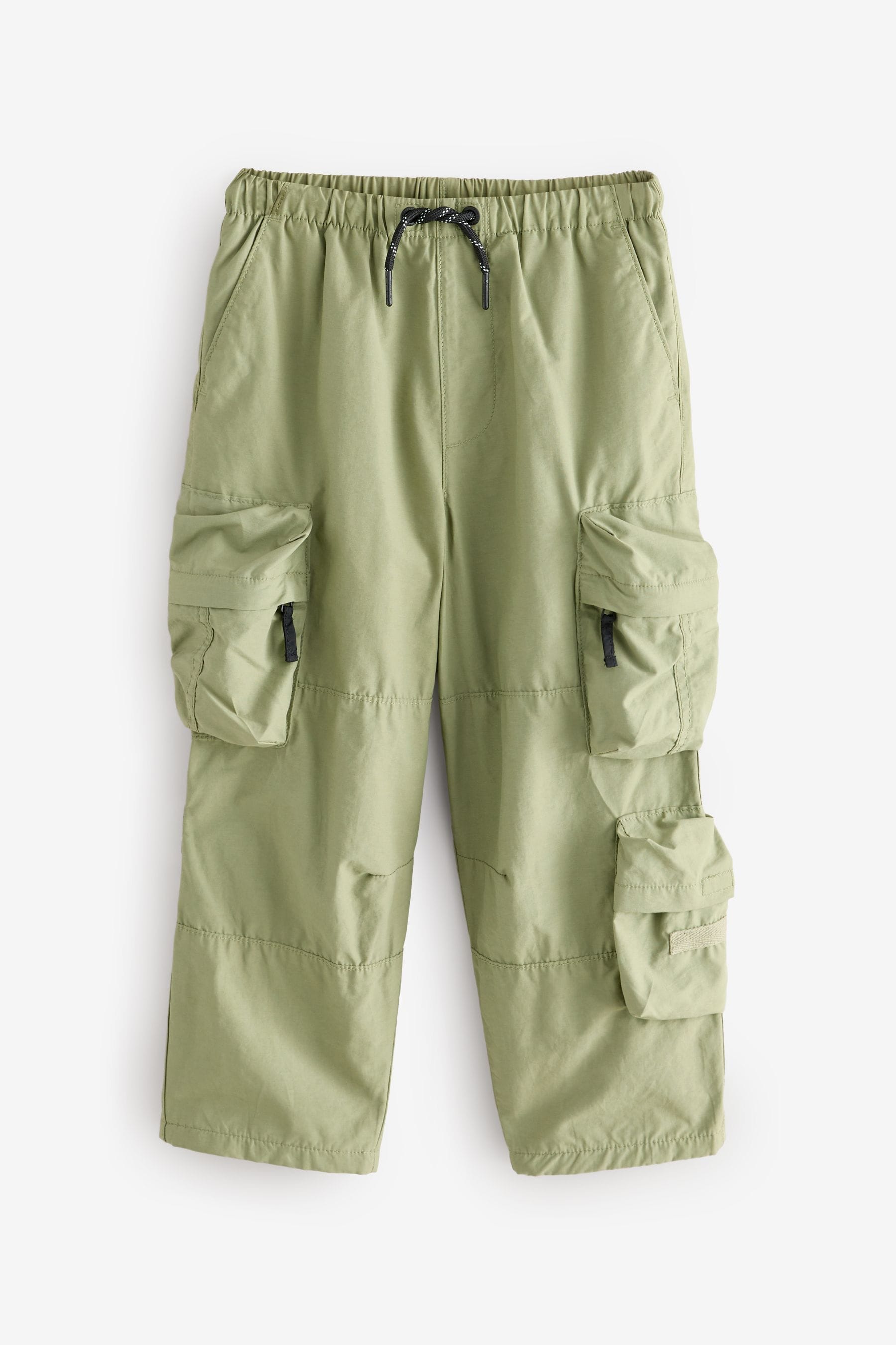 Sage Green Baggy Pocket Cargo Trousers (3-16yrs)