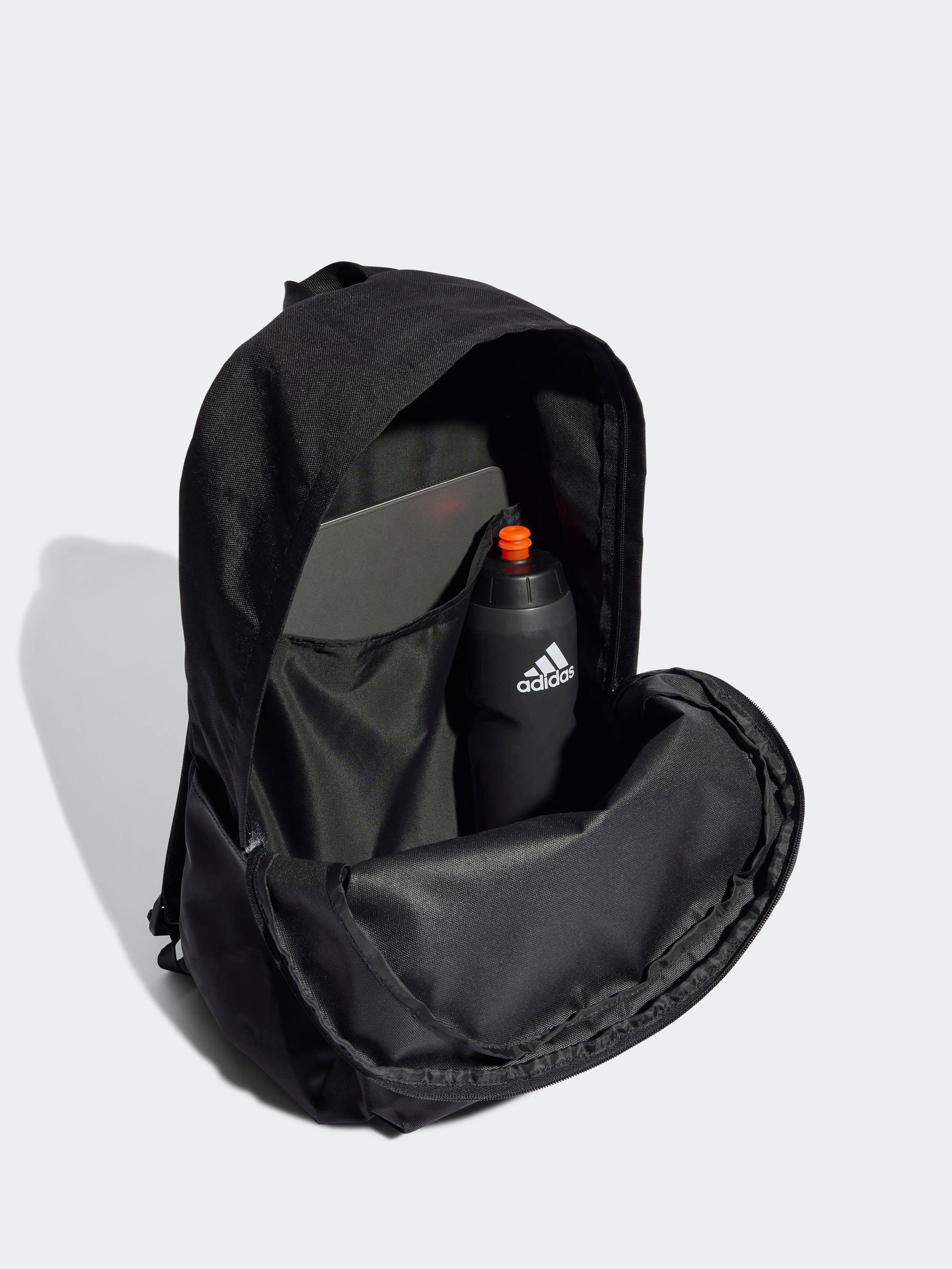 adidas Black Classic 3 Bar Logo Backpack