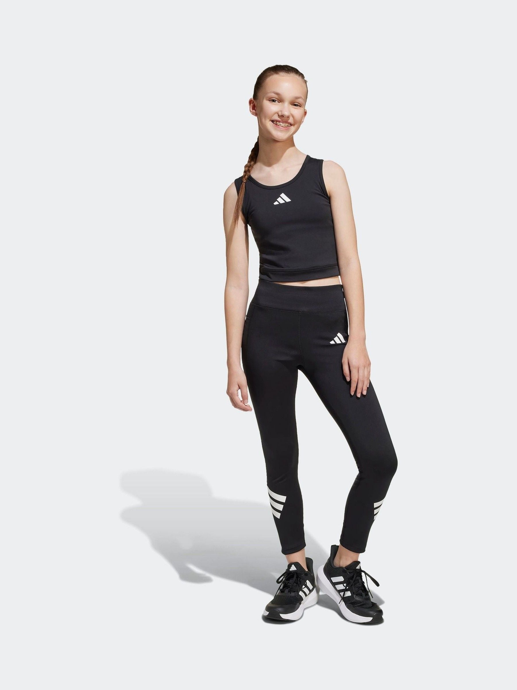 adidas Black All Sports Favourite Crop Top