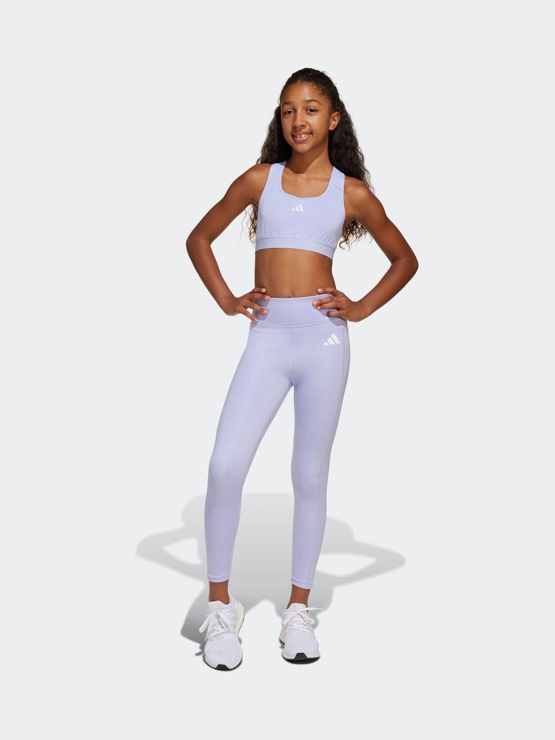 adidas Purple All Sports Optime Favourite 7/8 Leggings