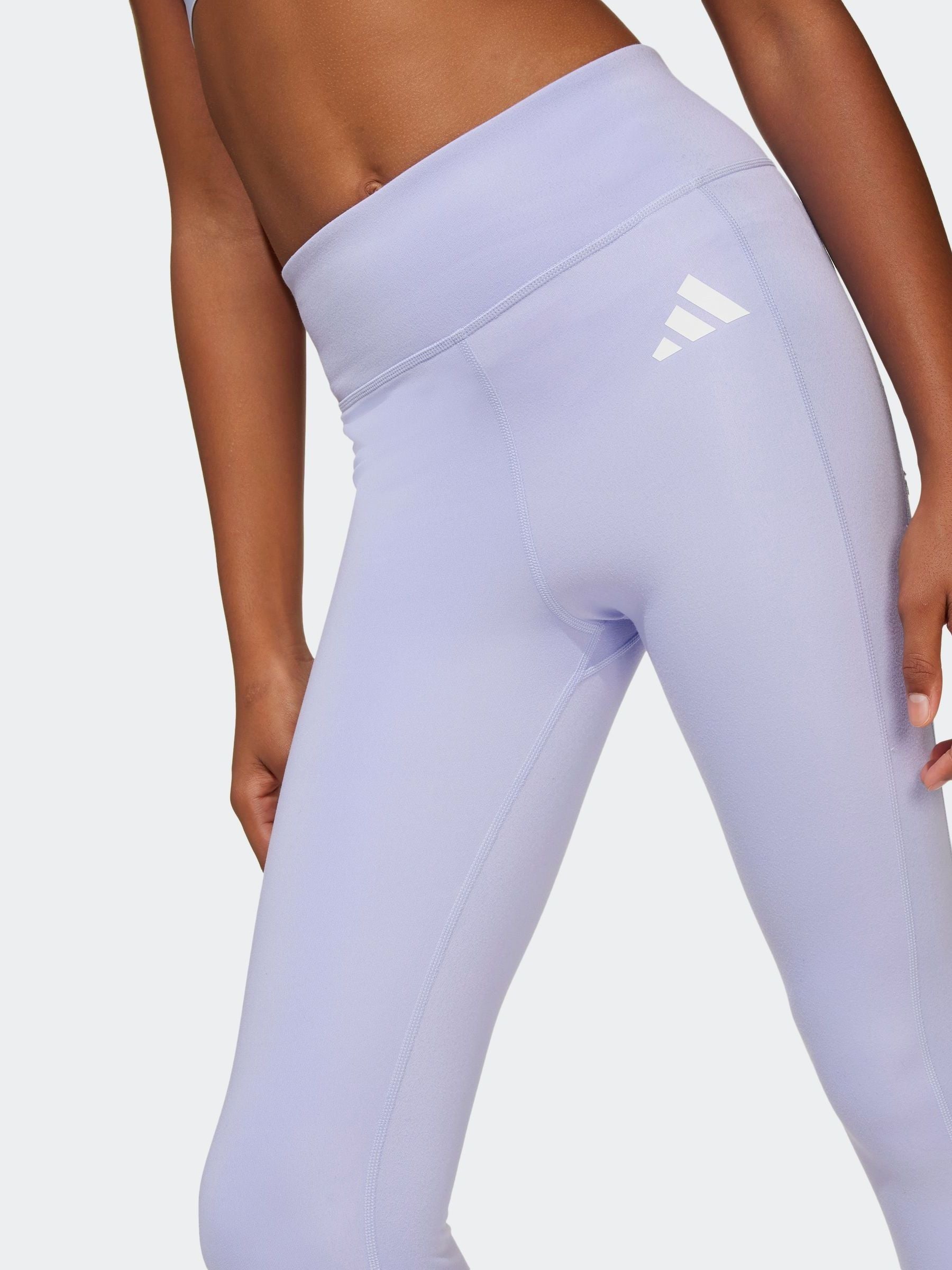 adidas Purple All Sports Optime Favourite 7/8 Leggings