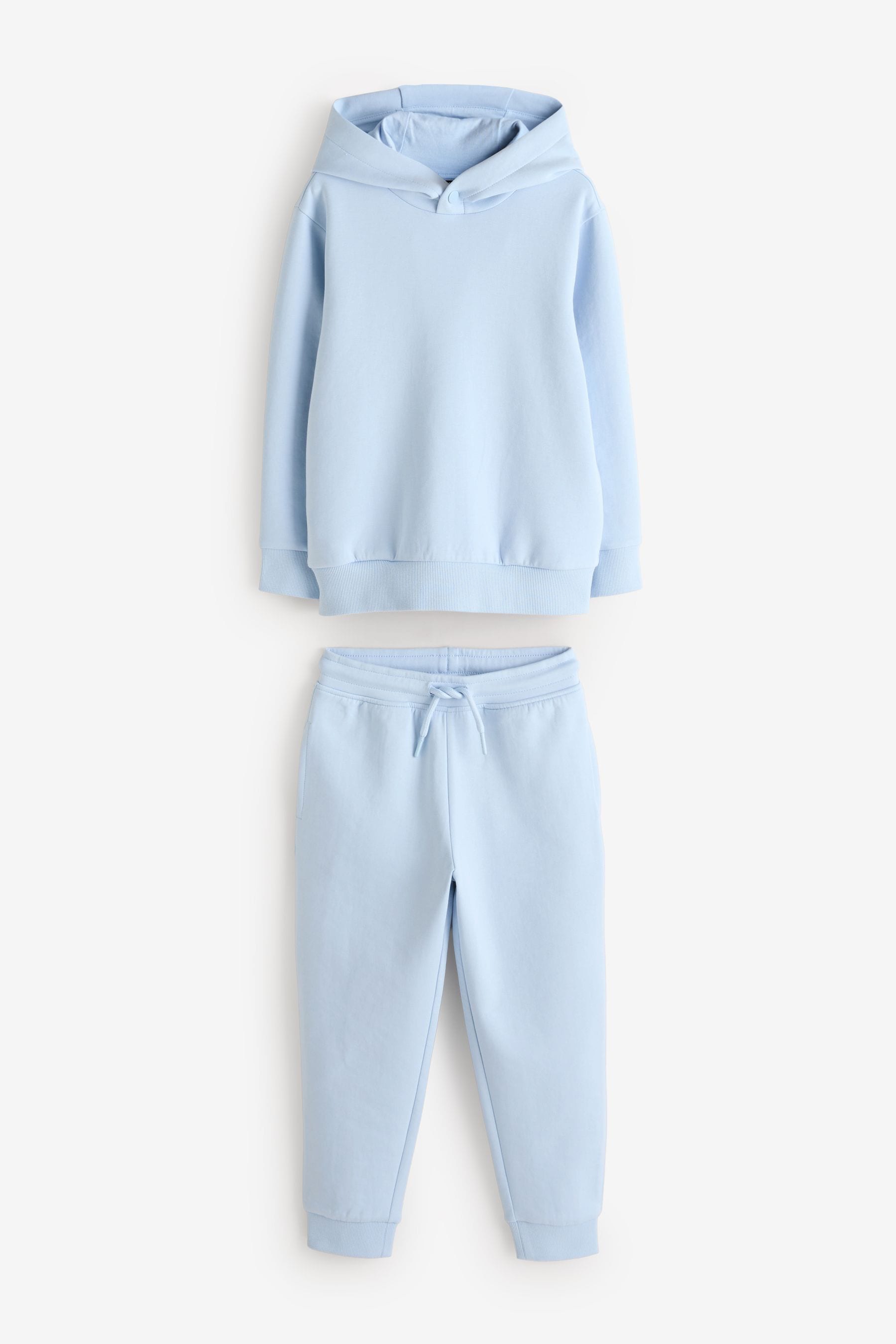 Blue Smart Popper Neck Hoodie and Joggers Set (3-16yrs)