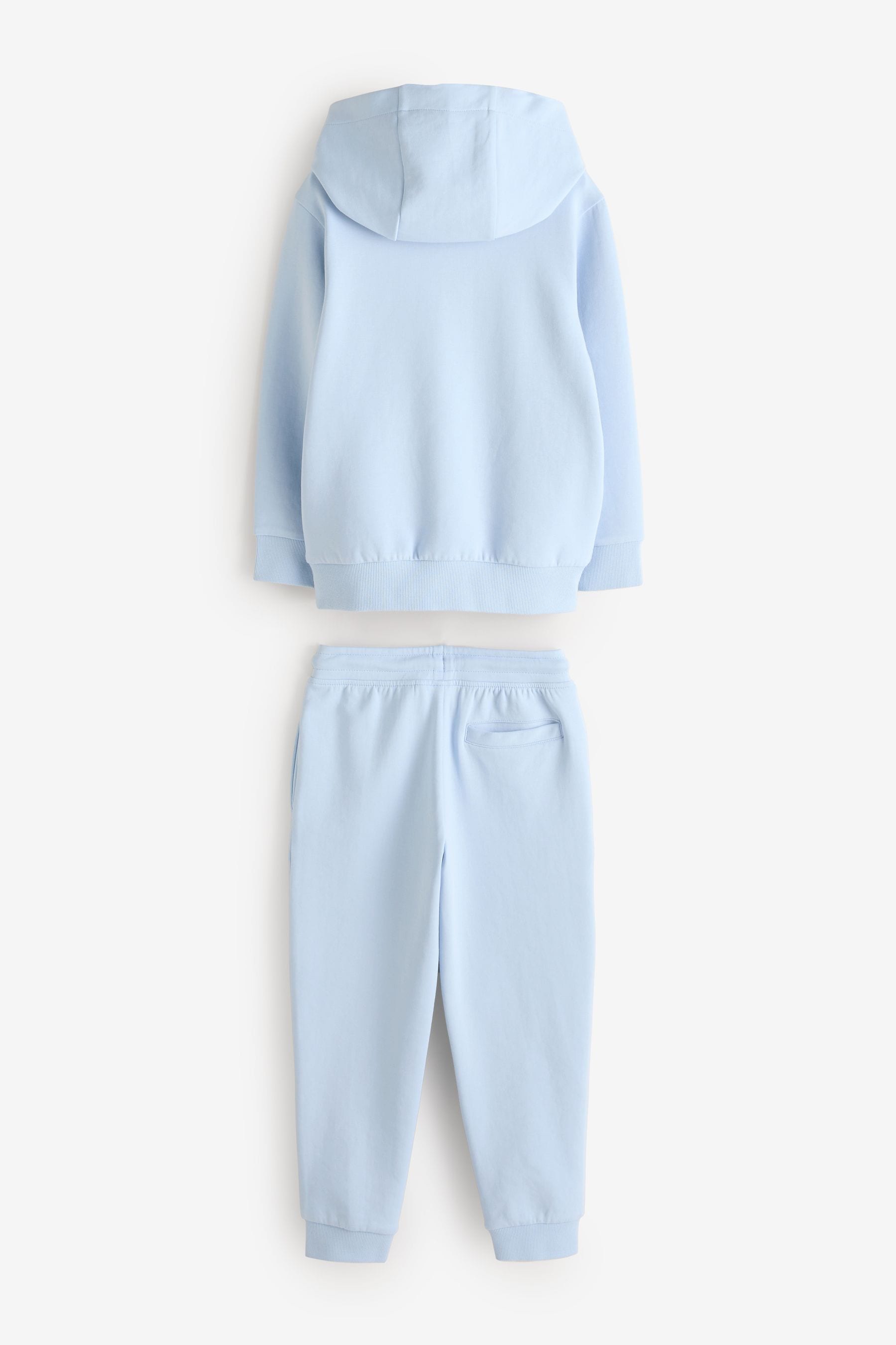 Blue Smart Popper Neck Hoodie and Joggers Set (3-16yrs)