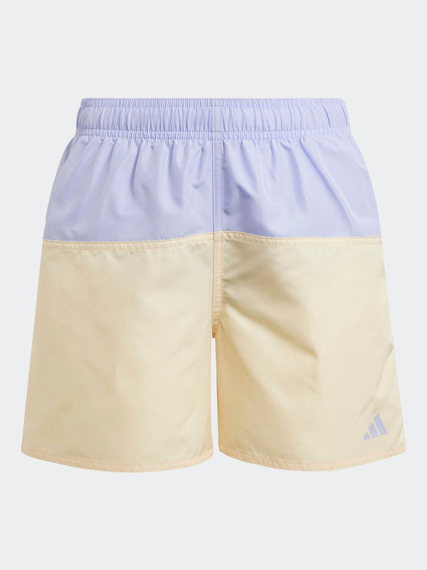 adidas Purple Color Block Swim Shorts