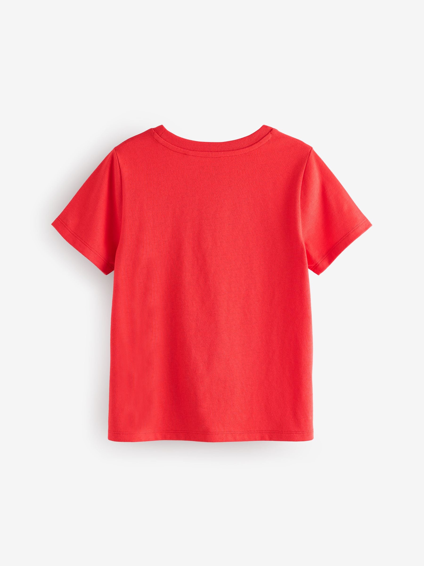 Red 100% Cotton T-Shirt (3-16yrs)