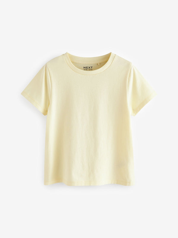 Yellow 100% Cotton T-Shirt (3-16yrs)