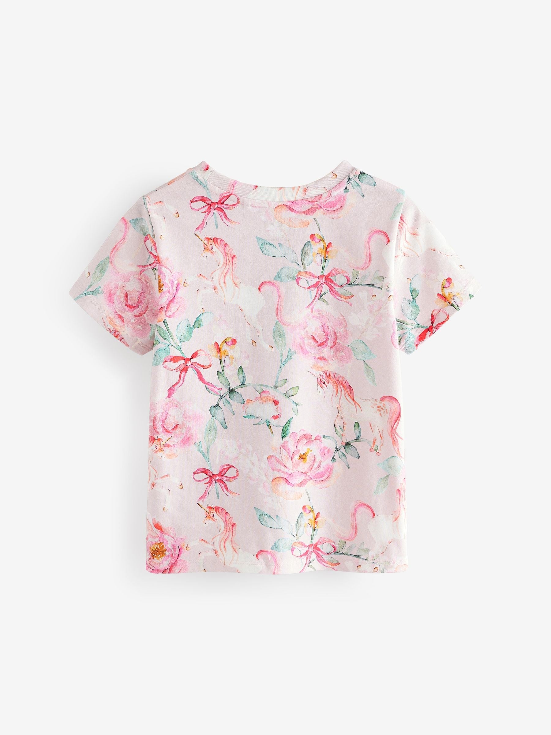 Pink Unicorn 100% Cotton T-Shirt (3-16yrs)