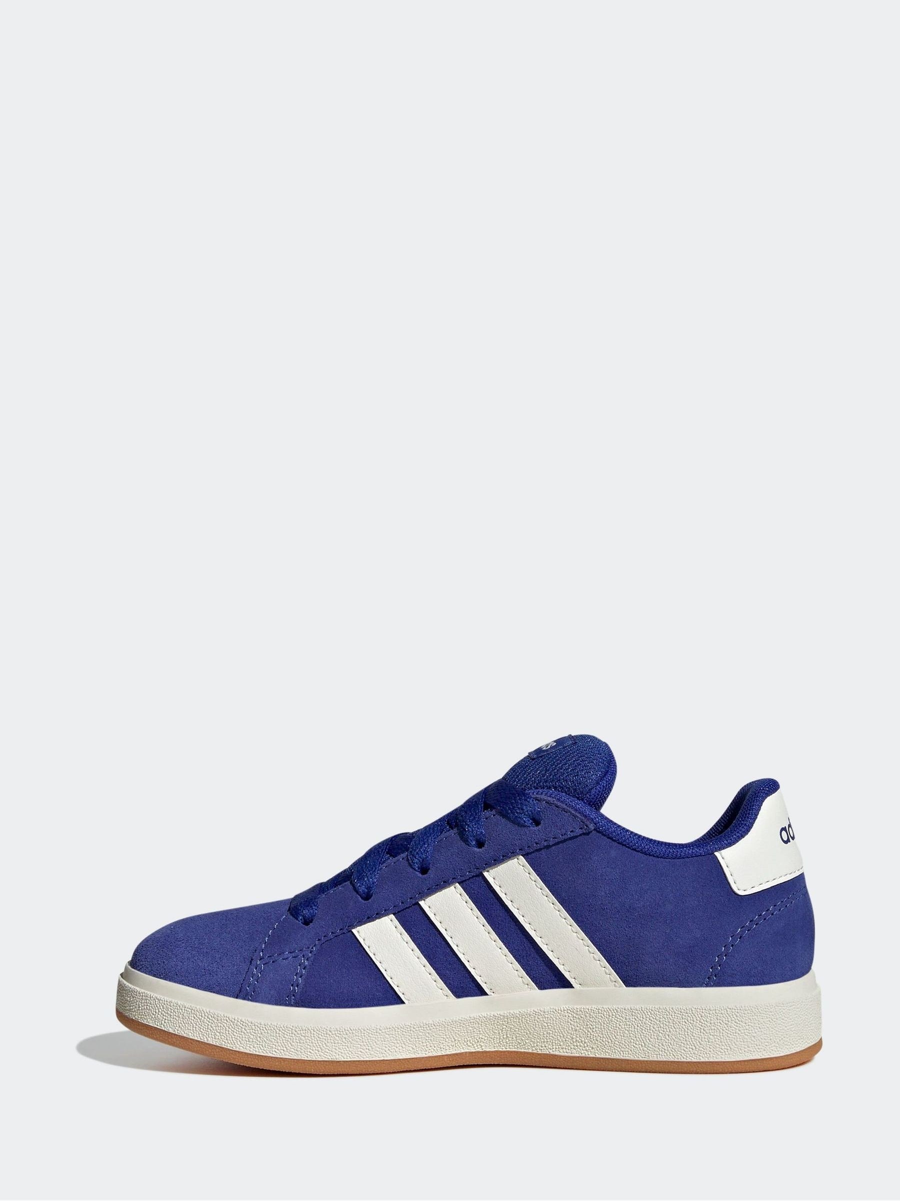 adidas Blue Dark Grand Court 00s Trainers