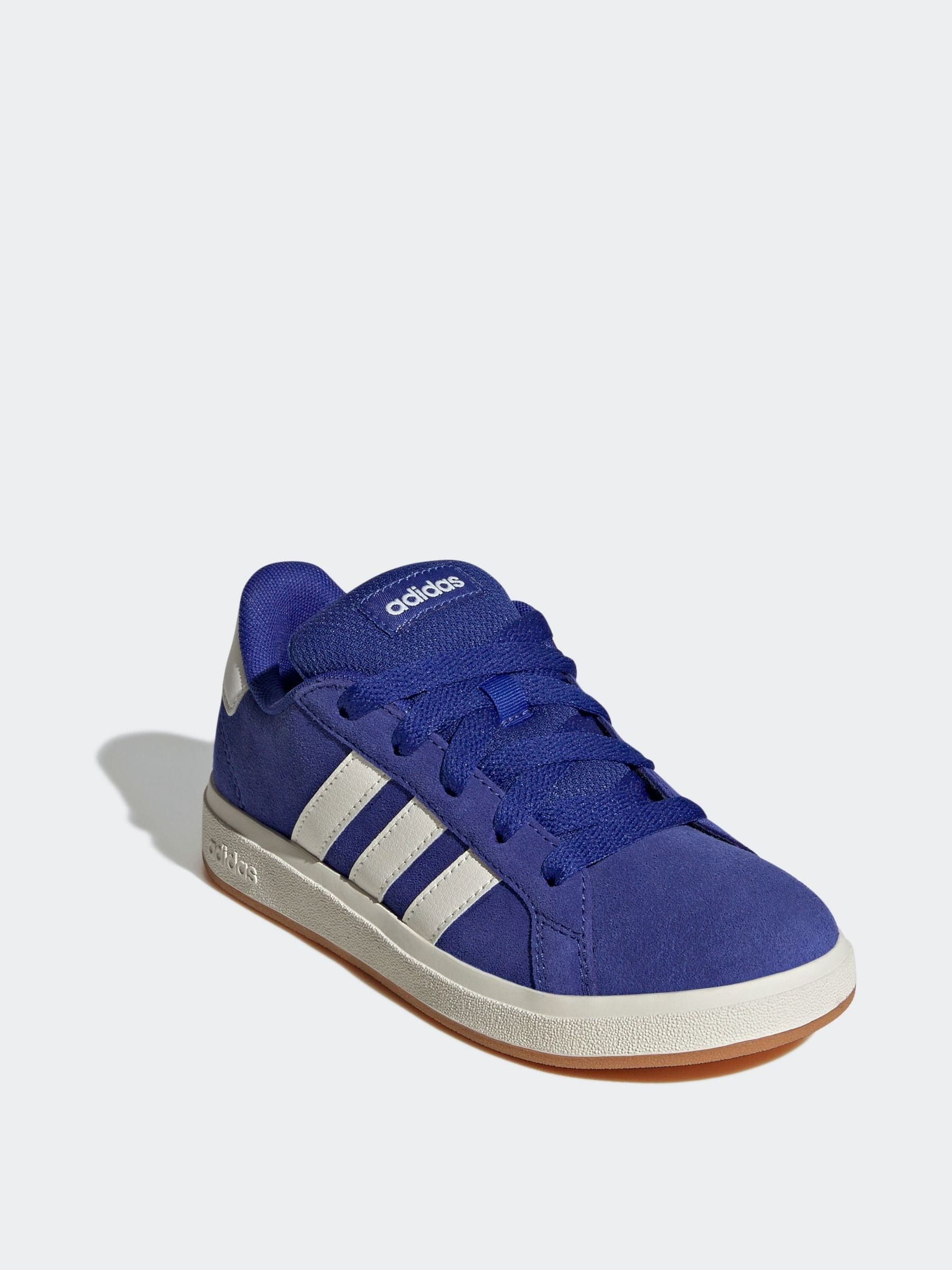 adidas Blue Dark Grand Court 00s Trainers