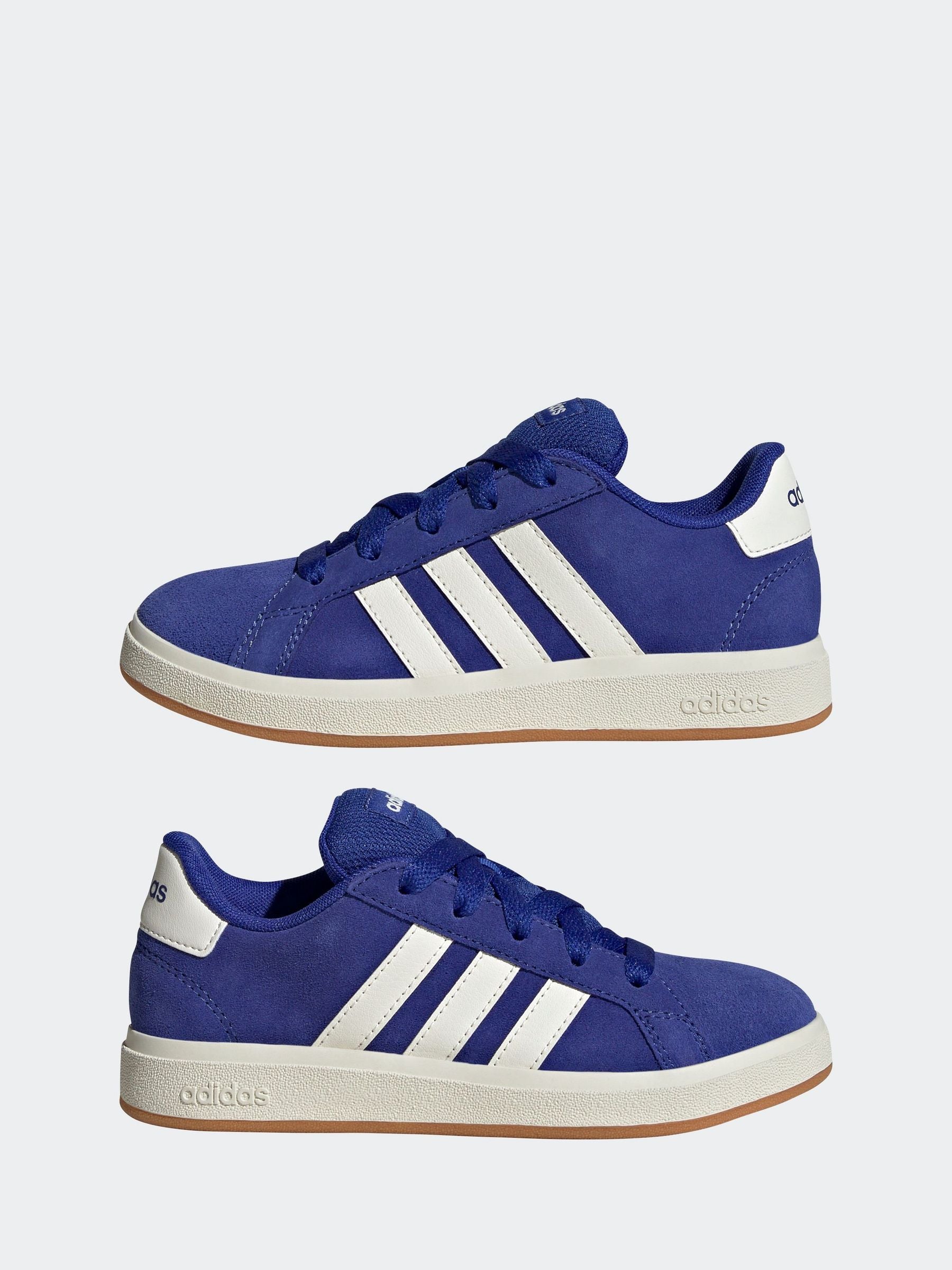 adidas Blue Dark Grand Court 00s Trainers