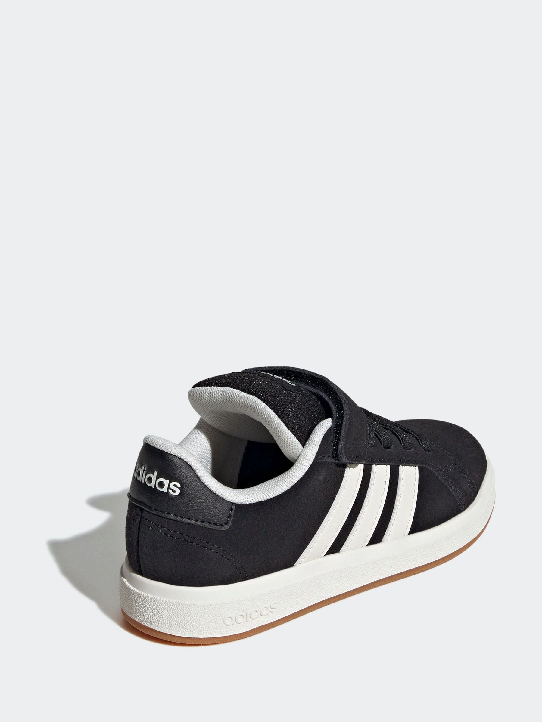 adidas Black Grey Grand Court 00s Trainers