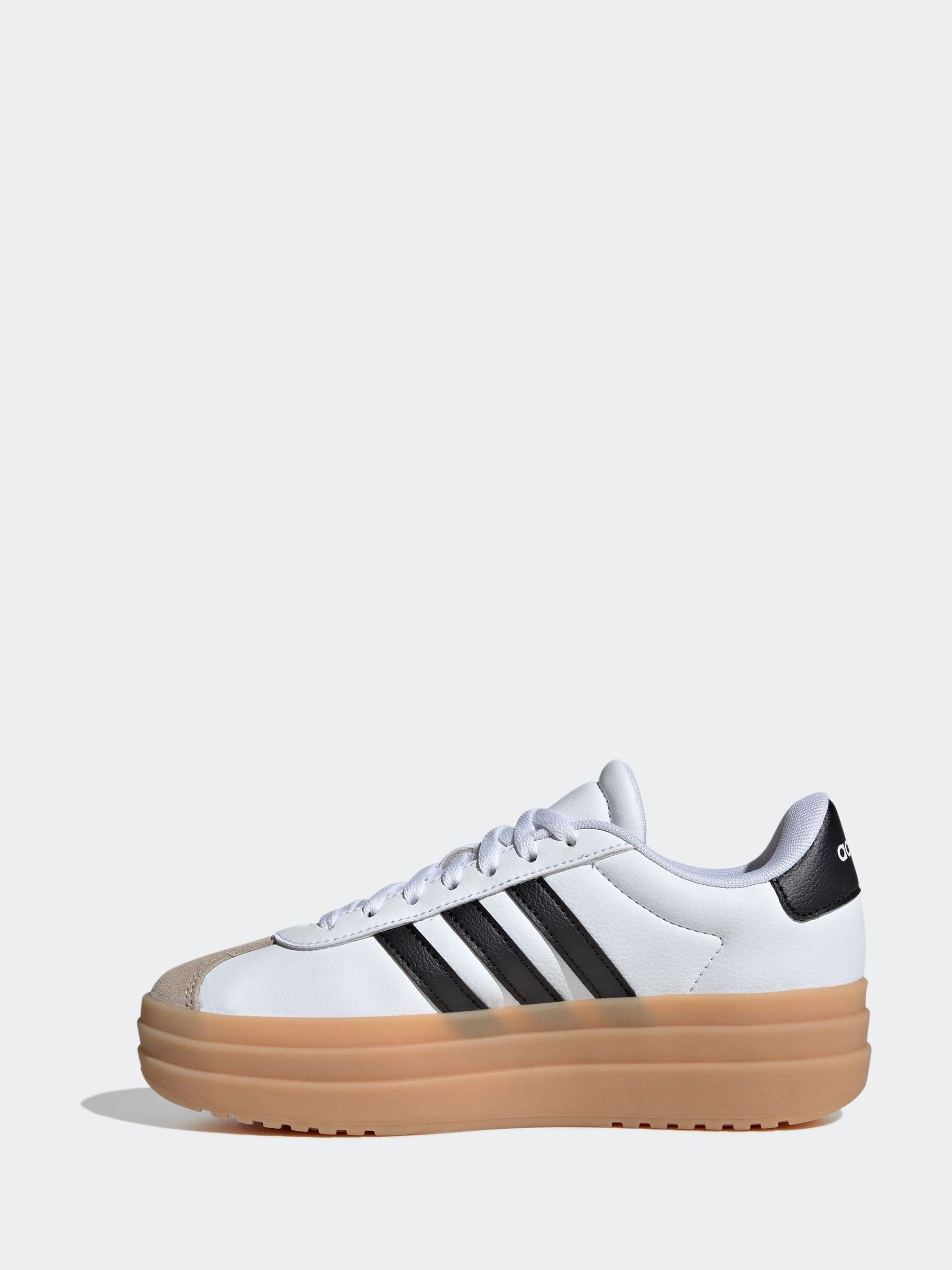 adidas Ivory White VL Court Bold Trainers