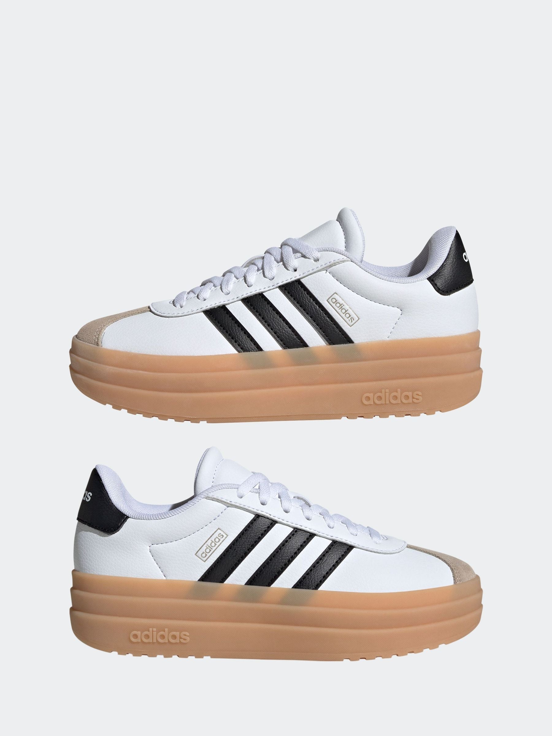 adidas Ivory White VL Court Bold Trainers