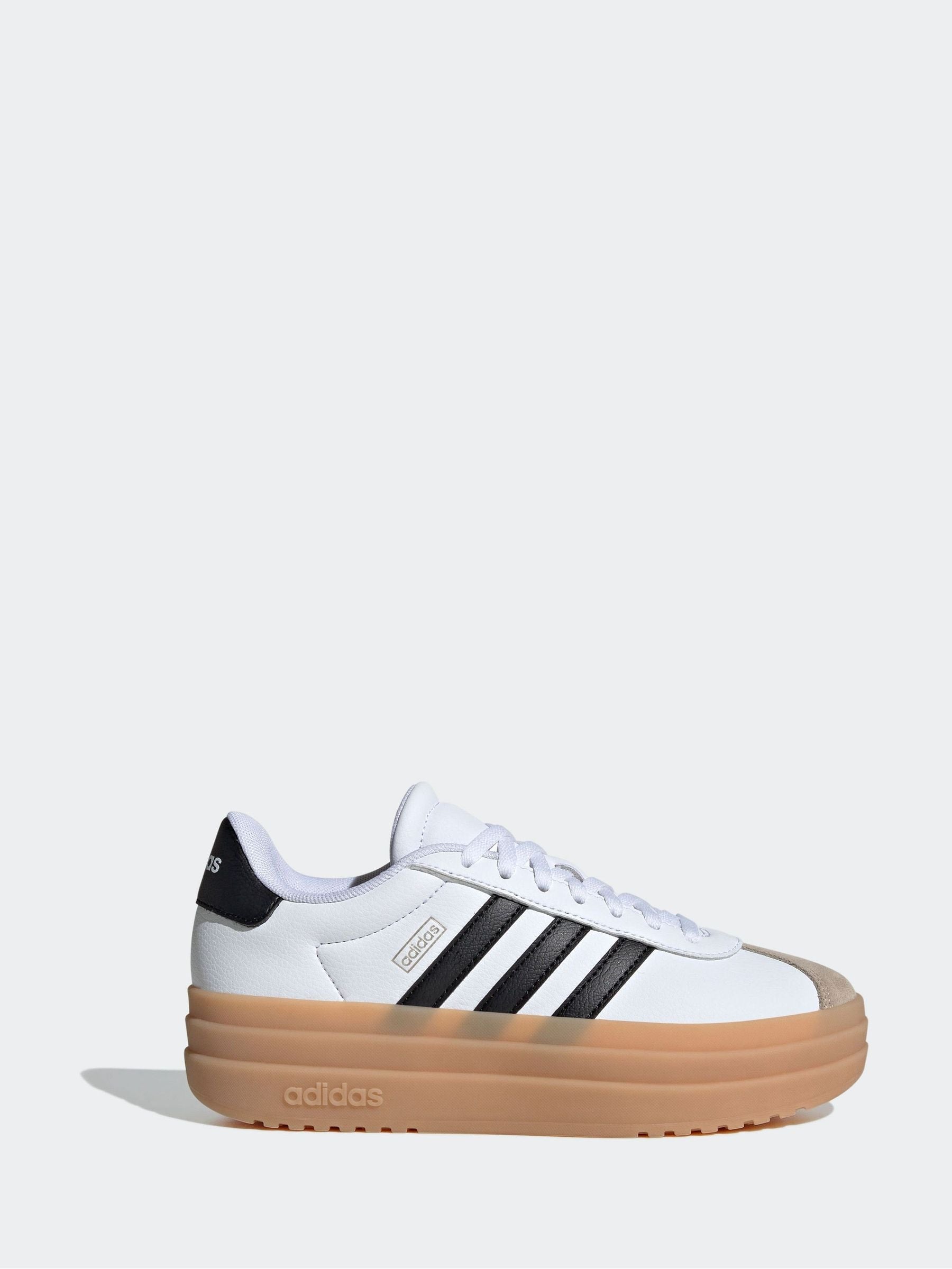 adidas Ivory White VL Court Bold Trainers