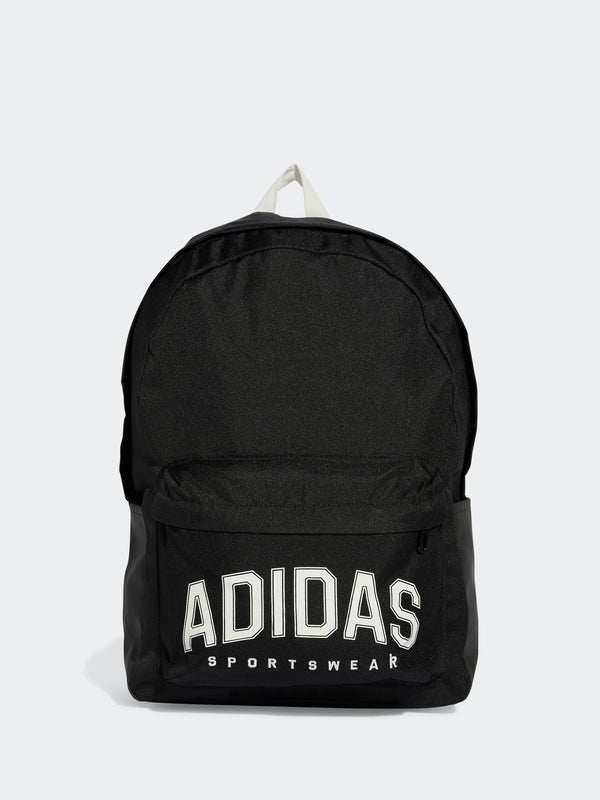 adidas Black Print Classic Varsity Backpack