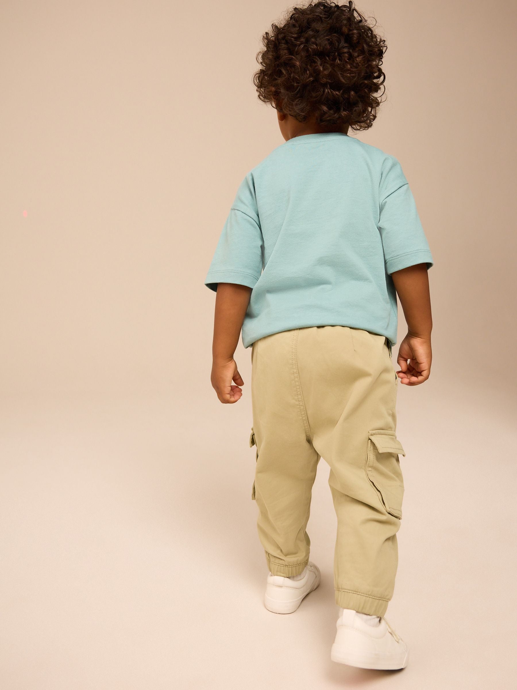 Sage Green Tractor Cargo Trousers (3mths-7yrs)