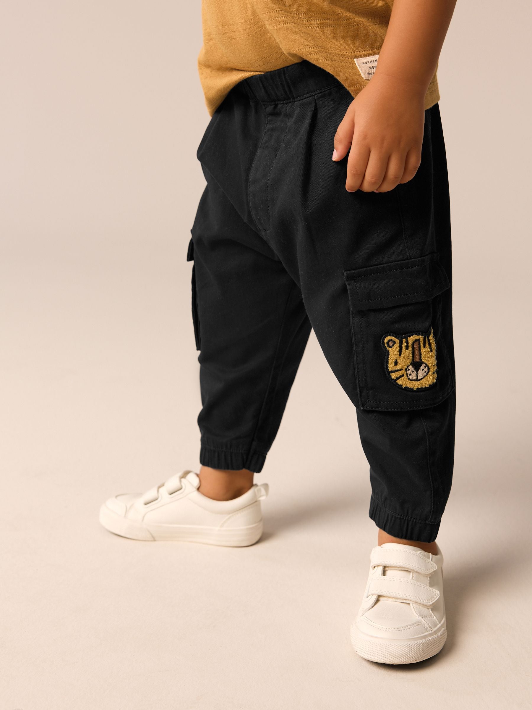 Black Tiger Cargo Trousers (3mths-7yrs)