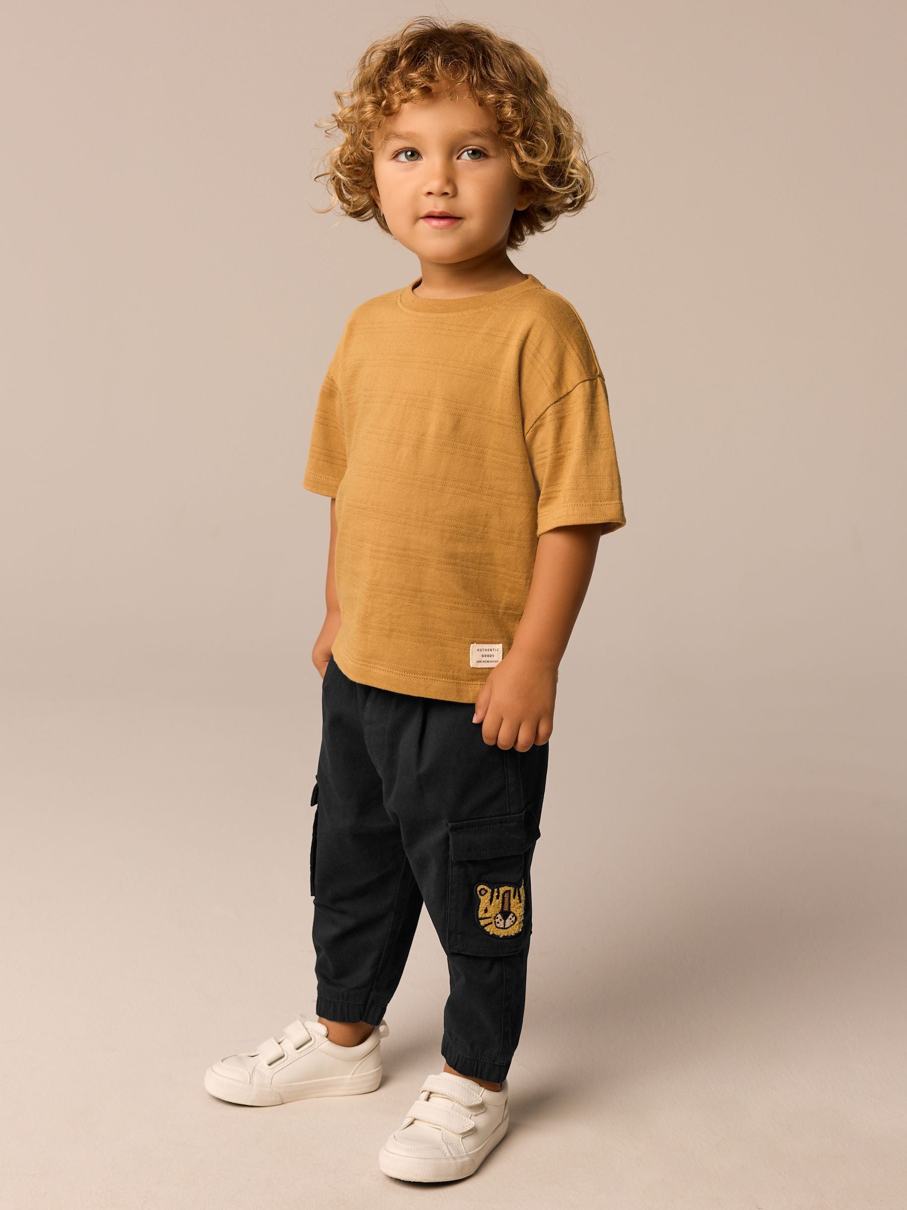 Black Tiger Cargo Trousers (3mths-7yrs)