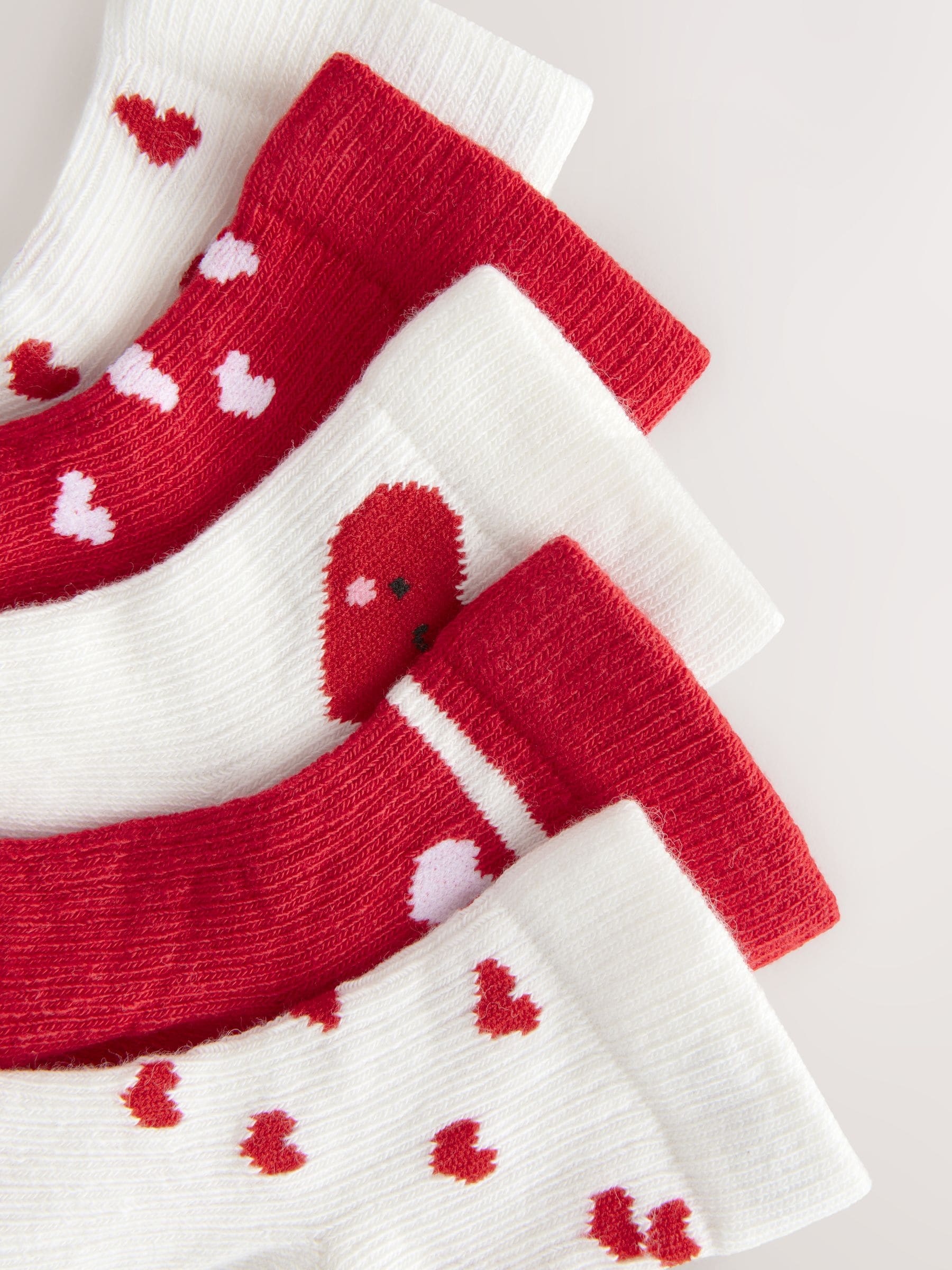 Red Heart Baby Socks 5 Pack (0mths-2yrs)