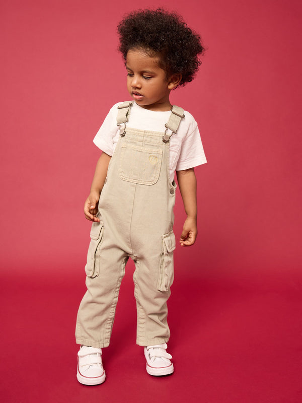 Stone Cargo 100% Cotton Dungarees (3mths-7yrs)