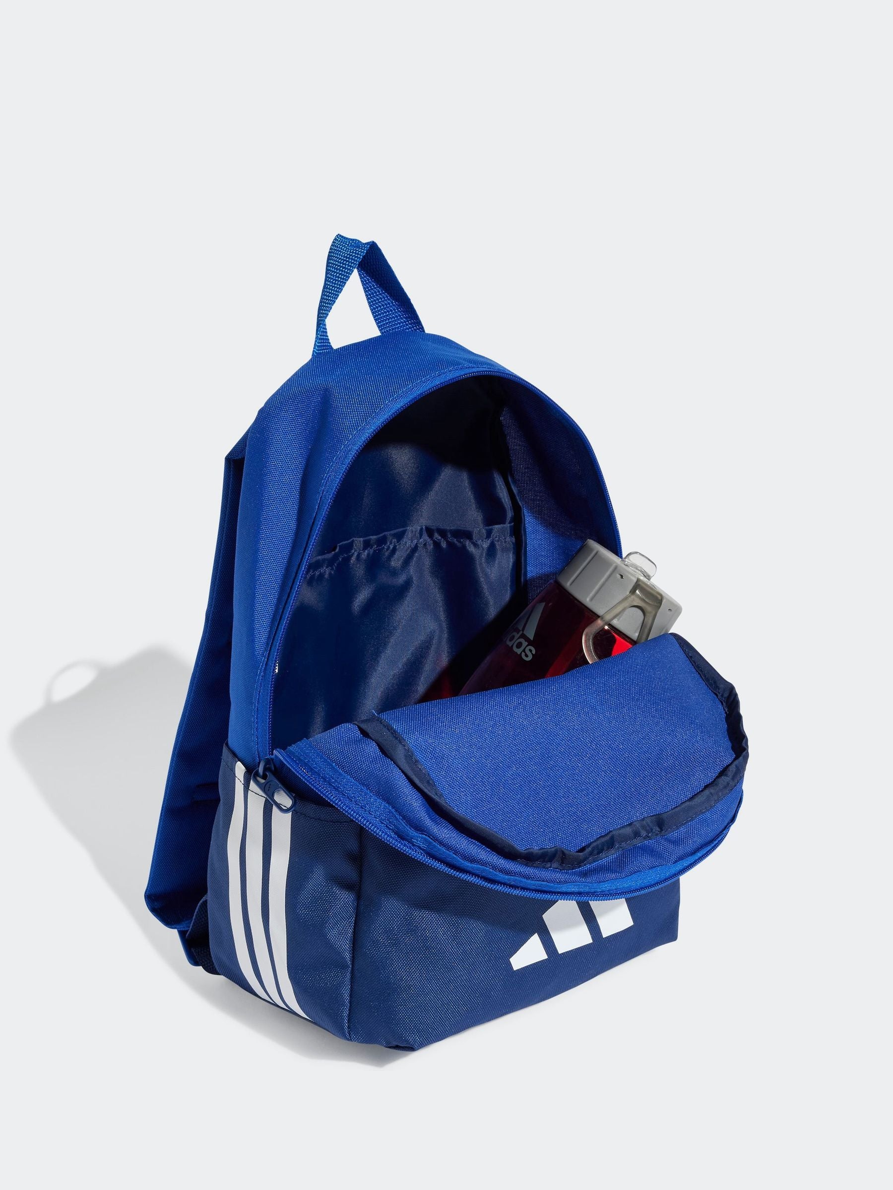 adidas Blue 3 Bar Kids Backpack