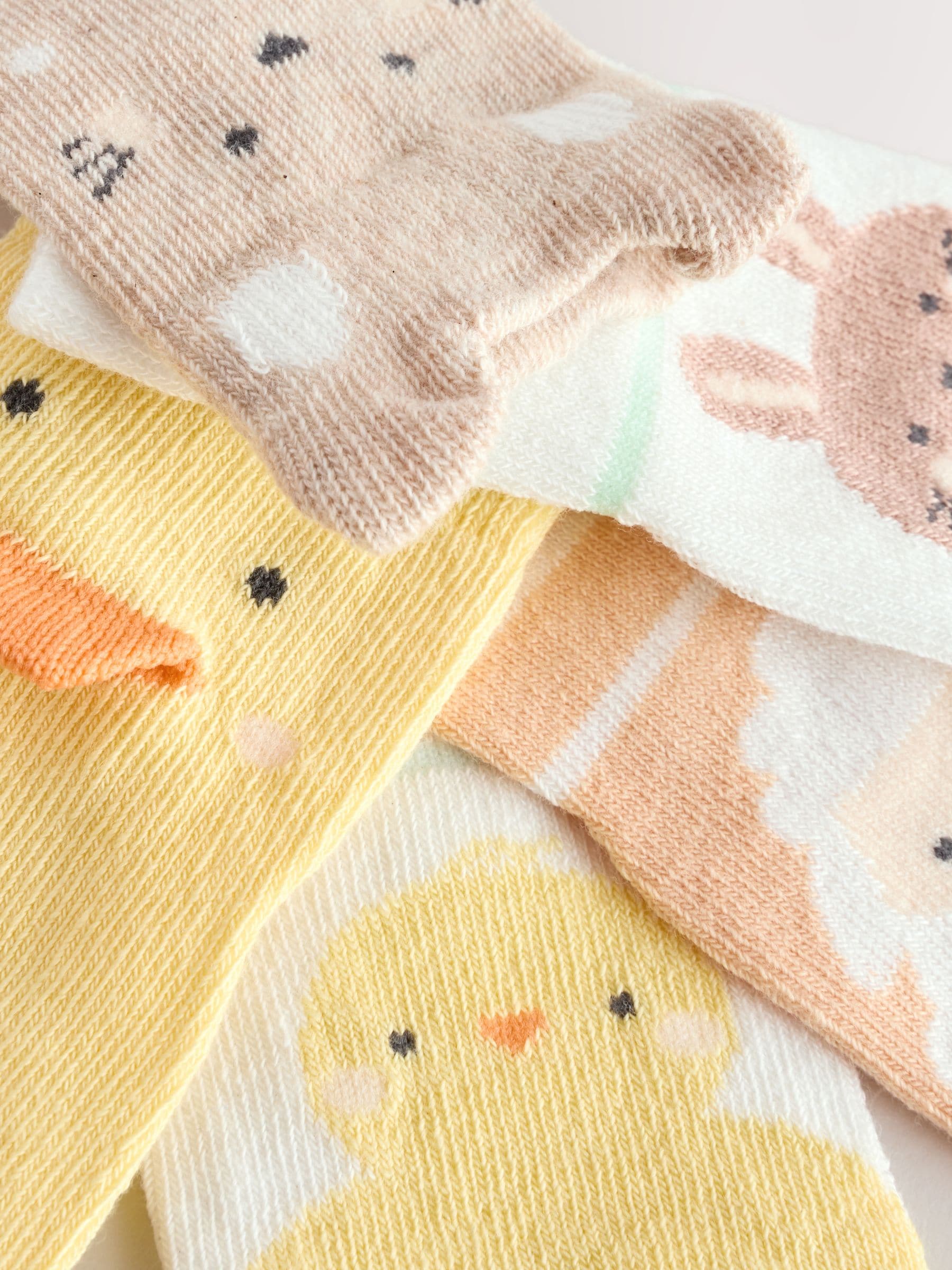 Multi Baby Socks 5 Pack (0mths-2yrs)