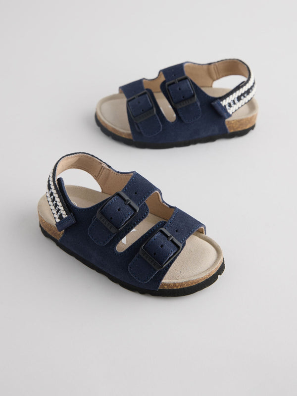 Baker by Ted Baker Boys Suede Footbed Sandals