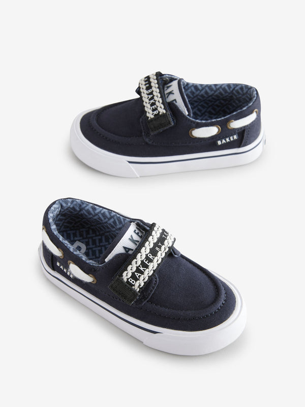 Baker by Ted Baker Boys Canvas Boat Shoes